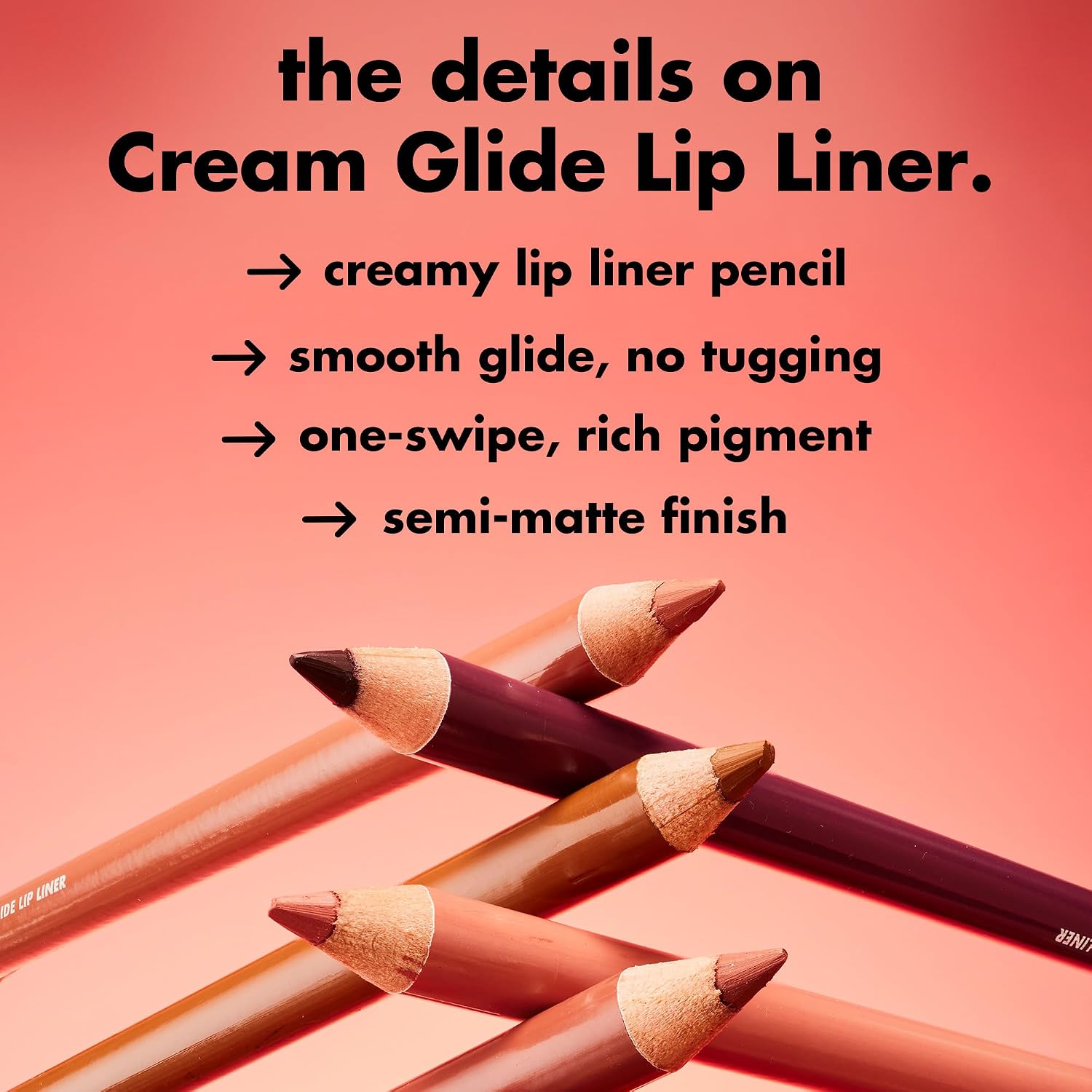 e.l.f. Cream Glide Lip Liner, Highly-Pigmented Pencil For Shaping & Sculpting Lips, Semi-Matte Finish, Vegan & Cruelty-Free - Image 3