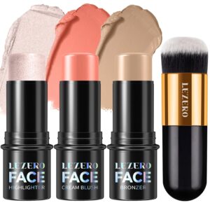 3Pcs Contour Stick Kit, Shades with...