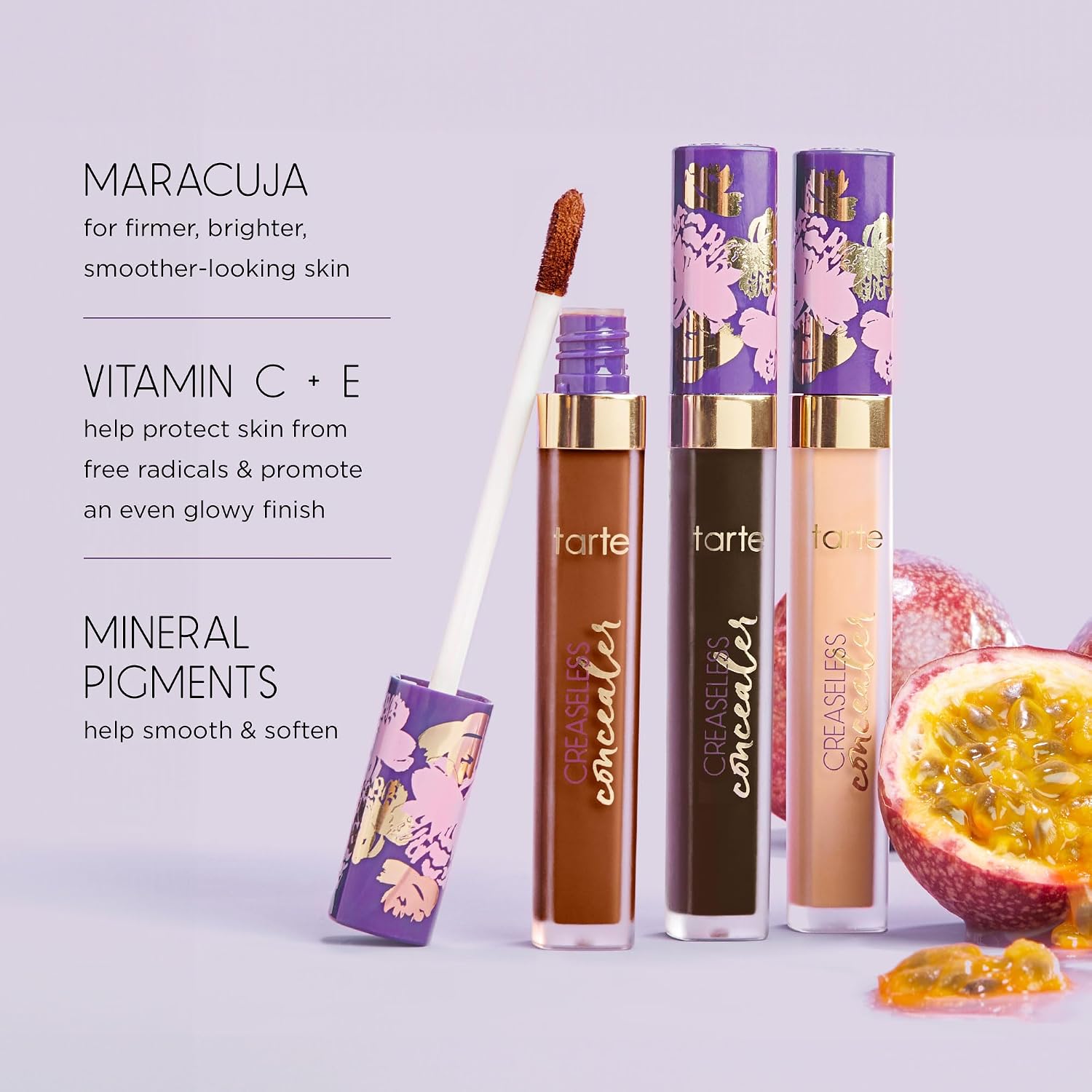 tarte maracuja creaseless full-coverage concealer – Waterproof Longwear with Vitamin C to Hydrate look of Dark Circles, Blemishes & Discoloration, Vegan & Cruelty Free - Image 8