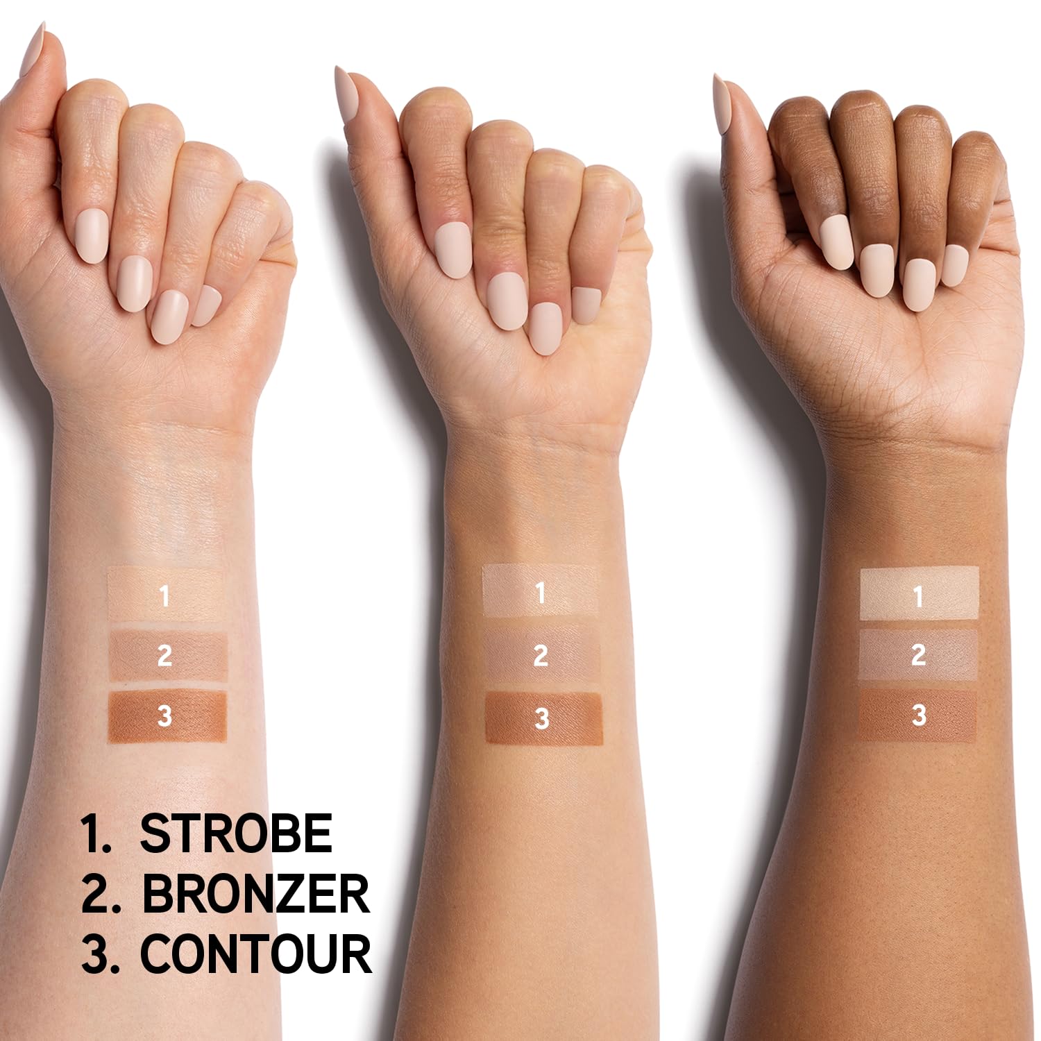 Physicians Formula Bronze Booster Highlight & Contour Palette with Brush, Blendable & Buildable Finish - Matte Sculpting - Image 4