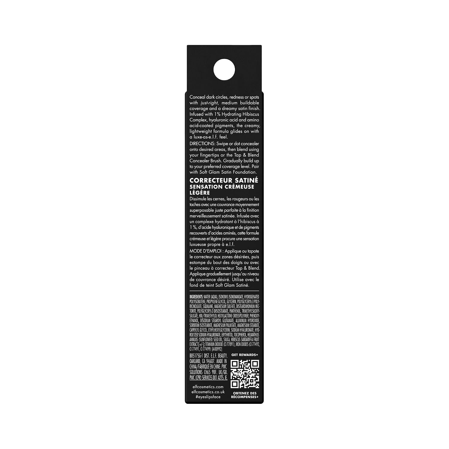 e.l.f. Soft Glam Satin Concealer, Medium Coverage For Blemishes & Under-Eye, Crease-Resistant, Long Lasting, Vegan & Cruelty-Free, 10 Fair Cool - Image 11