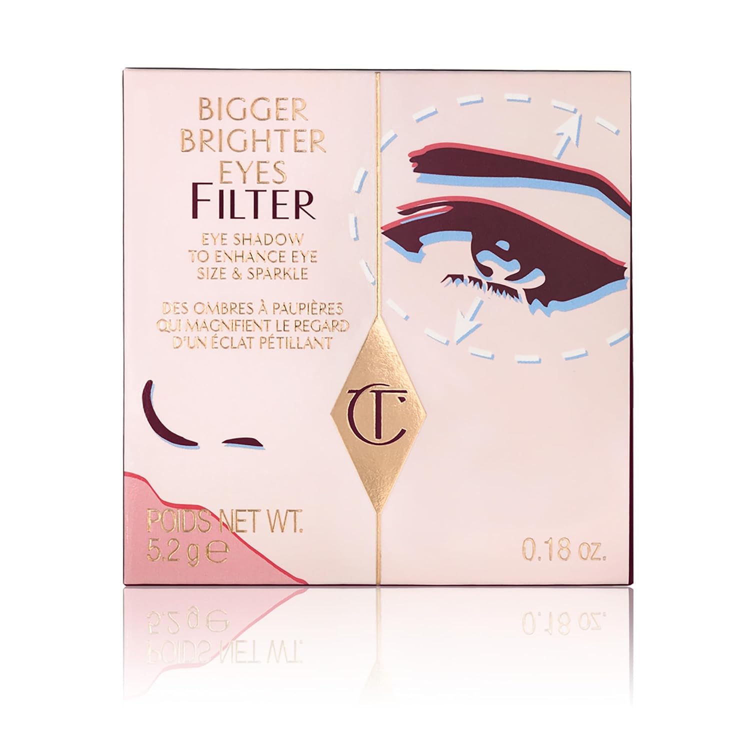 Charlotte Tilbury Bigger, Brighter Eyeshadow Palette | Shimmer & Satin Matte Eyeshadow Quad with a Rich Powder Formula - Includes 4 Complementary Shades - Exagger-Eyes - Image 3