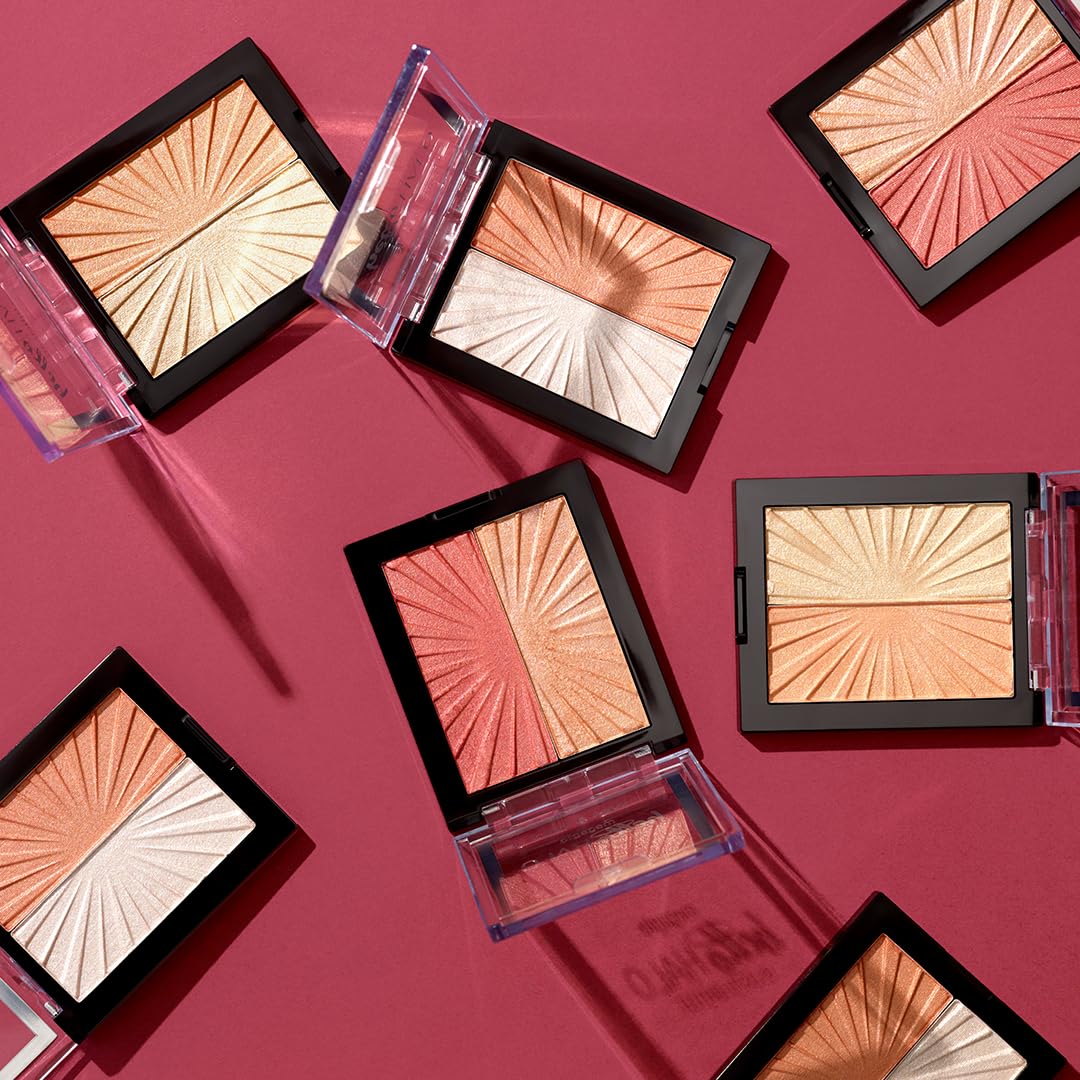 Wet n Wild MegaGlo Blushlighter, Blendable Blush & Highlighter Set, Shimmery Metallic Finish, Highlight Bling - Image 8
