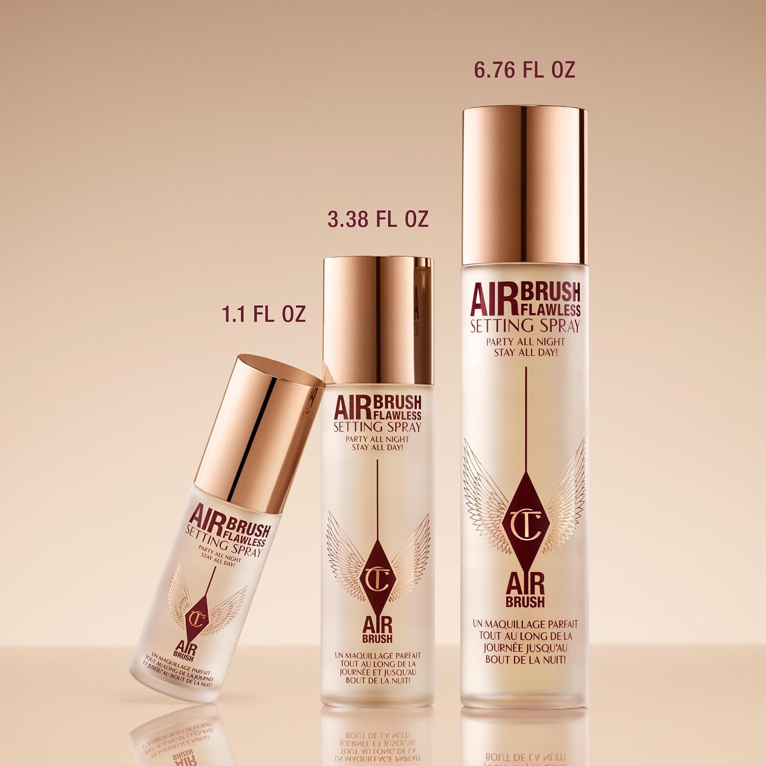 Charlotte Tilbury Airbrush Flawless Setting Spray - Ultra-Fine Hydrating Mist to Prime & Set Makeup Up to 16Hr – Soothes and Blurs Skin, Waterproof, Wedding Makeup - Image 9