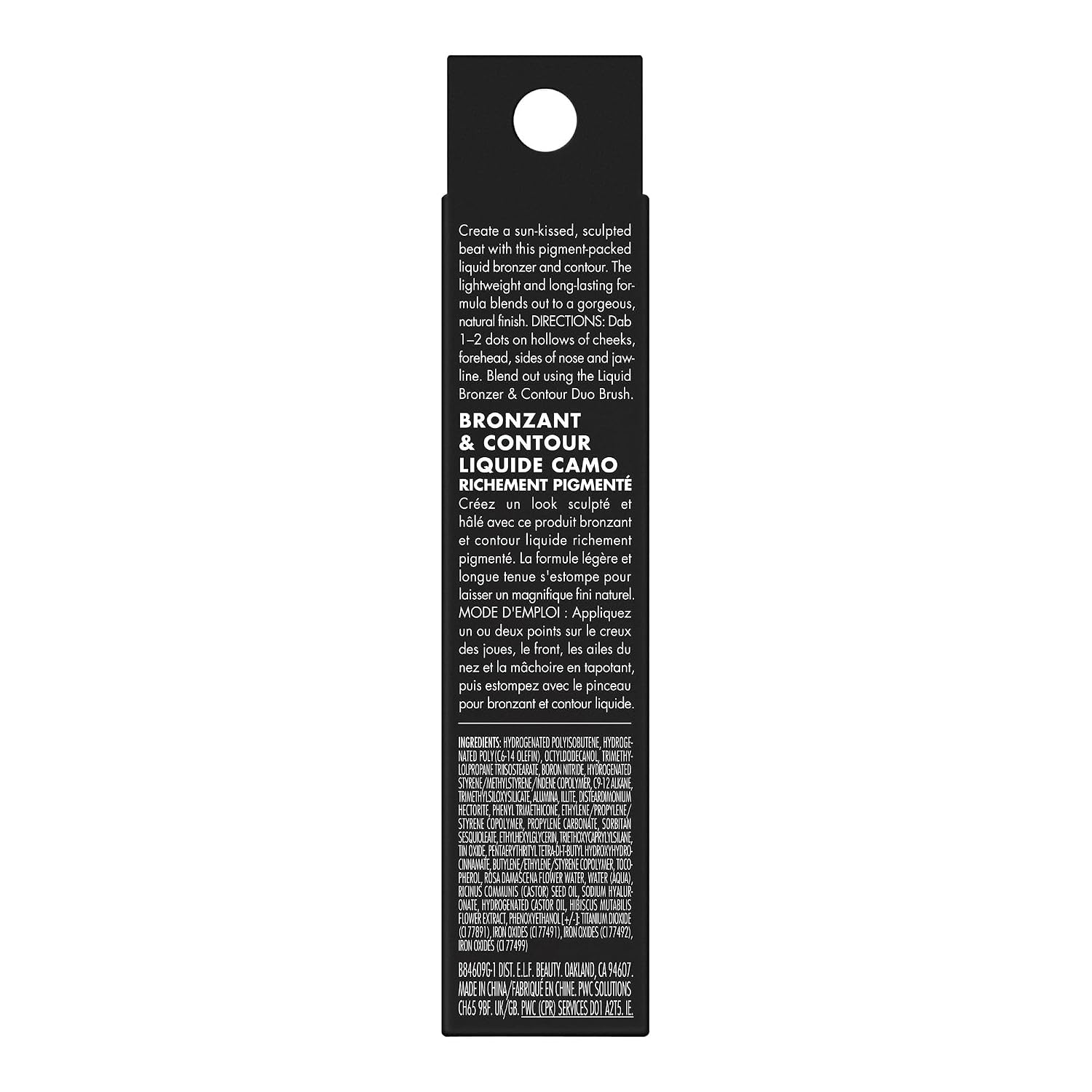 e.l.f. Camo Liquid Bronzer & Contour, 1 Fair | Silky Pigmented Formula, Long-Lasting Glow for A Sun-Kissed, Sculpted Finish, Vegan & Cruelty-Free - Image 8