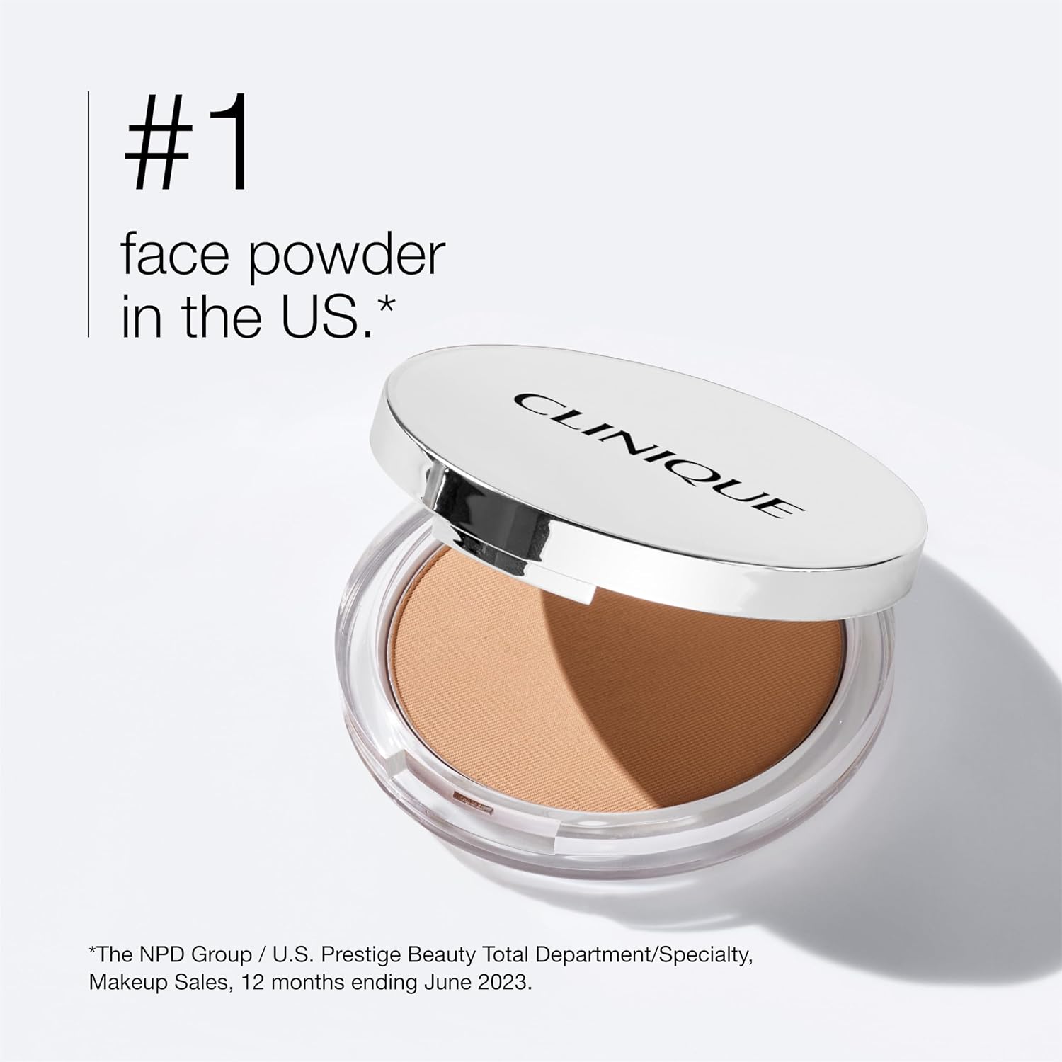 Clinique Stay-Matte Sheer Pressed Face Powder For Oily Skin Types | Sheer Coverage | Minimizes Shine | Makeup & Setting Powder - Image 3