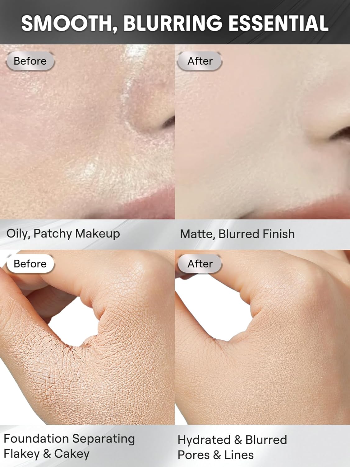 SHEGLAM Camera On Smooth & Blur Primer Mattifying Makeup Base Primer for Smoothing Skin - Image 6