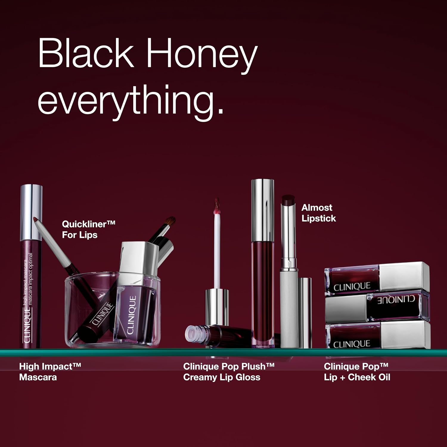 Clinique Almost Lipstick Tinted Lip Balm in 3 Iconic Shades Black Honey, Pink, and Nude Honey | Sheer + Lightweight - Image 9