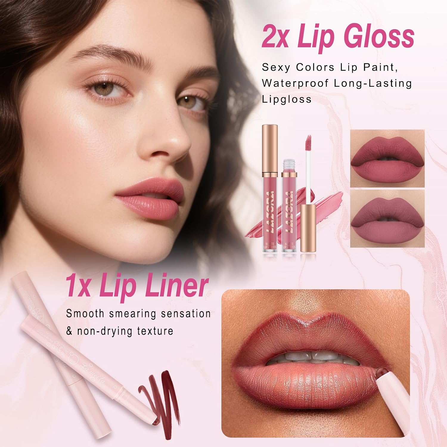 Makeup Set for Teens Makeup Kits for Teens & Girls Women - Travel Makeup Kit for Women Full Kit with Eyeshadow Palette, Lipstick & More, Make Up Set for Teenager Girls - Image 4