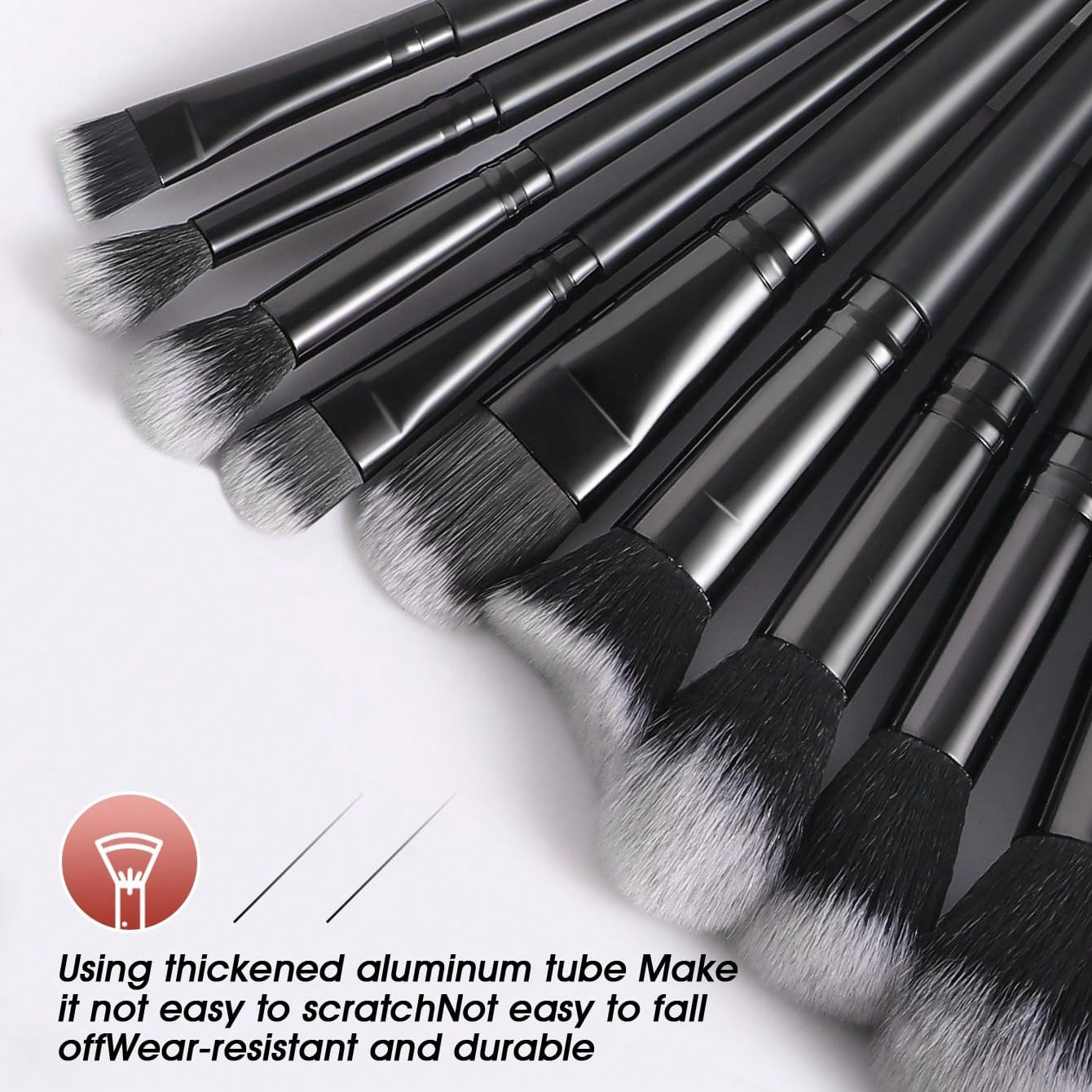 KUORYZAL Black Makeup Brushes Set Professional 70Pcs with Case Premium Synthetic for Foundation Concealer Blush Eyeshadow Powder Contour Makeup Brush Kit Face Eye Make up Brushes & Tools - Image 2