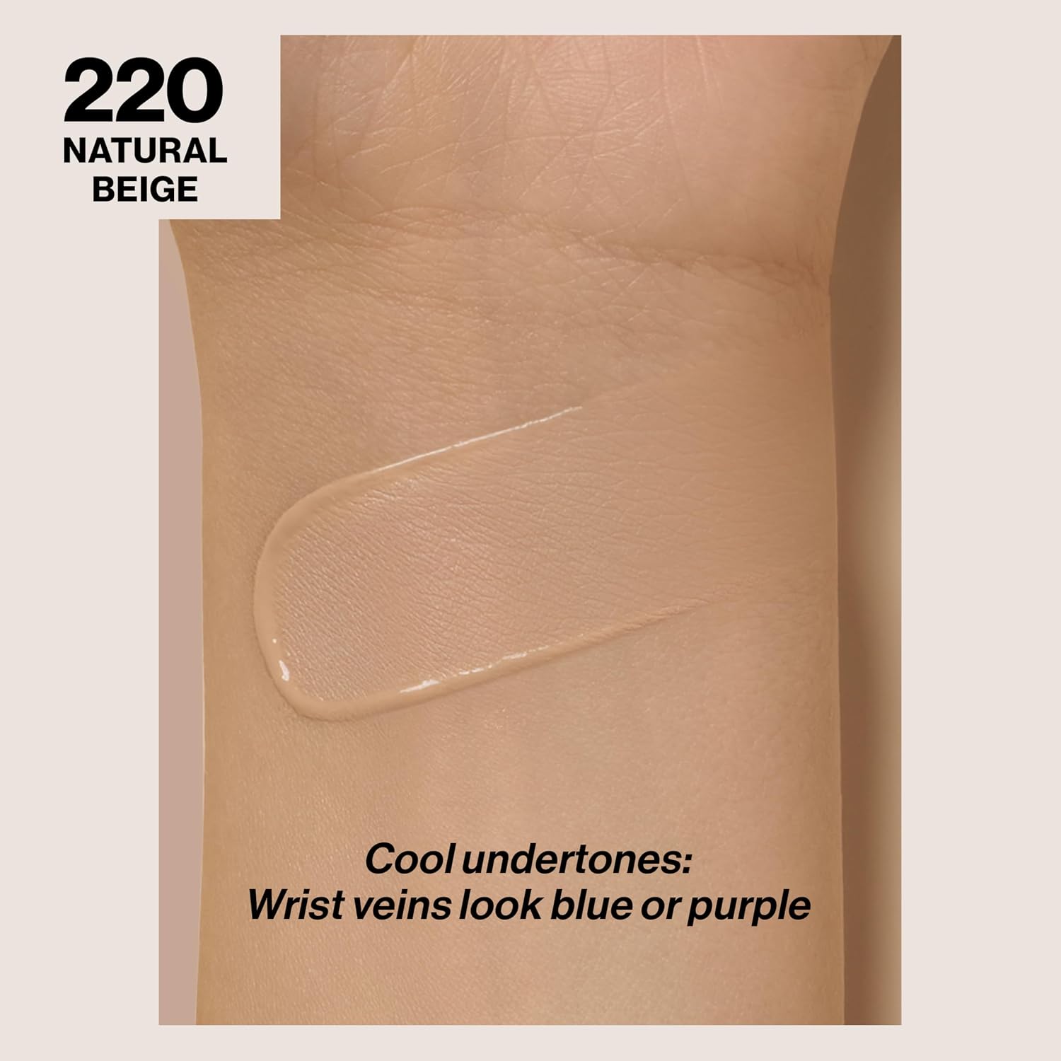 Revlon Colorstay Longwear Makeup Combo/Oily, 220 Natural Beige, 1 fl oz | Longwear foundation for combination & oily skin with SPF 15. Medium-full coverage, matte finish. Up to 24hr wear. - Image 2
