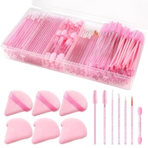 300 Pcs Pink Disposable Makeup Appl...
