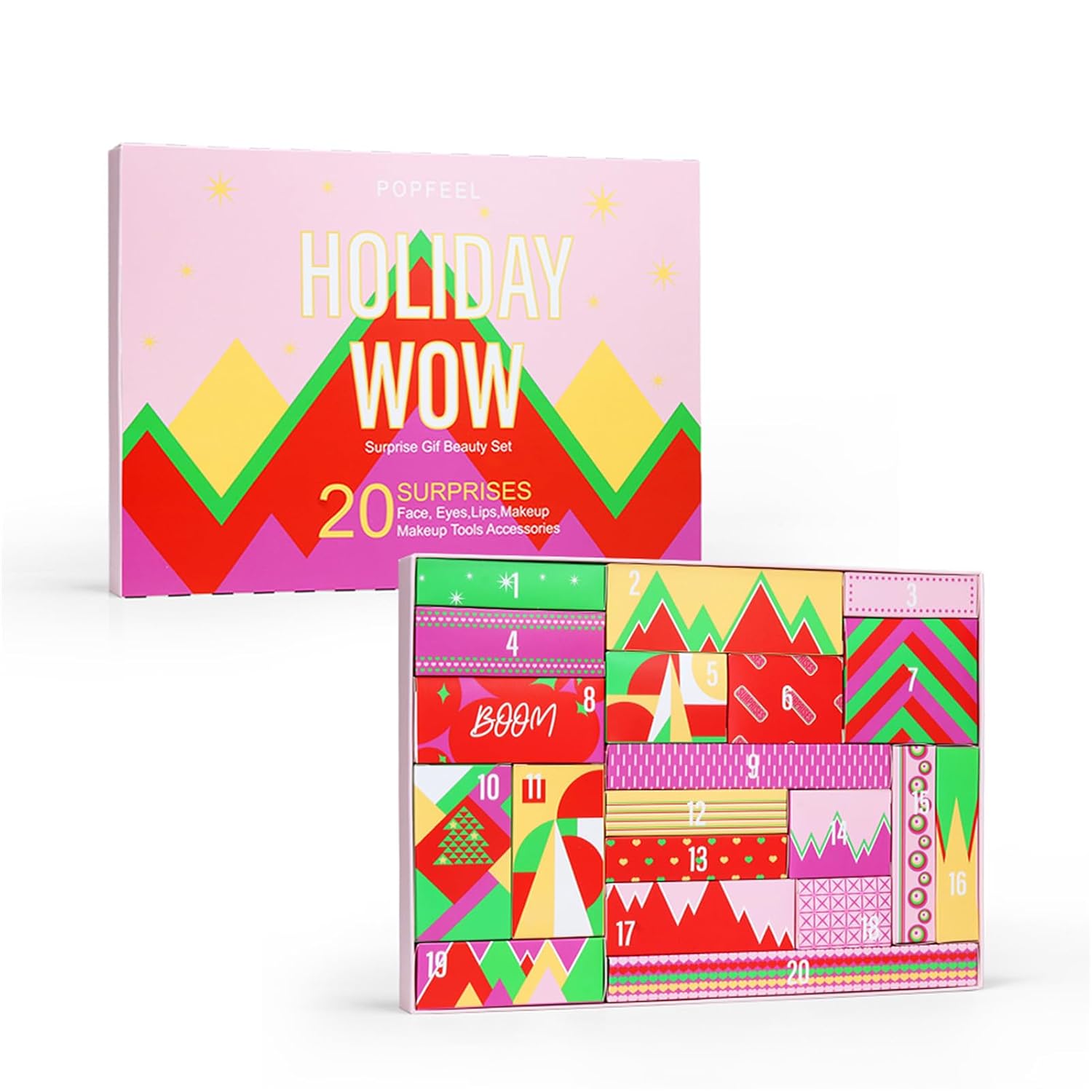 Makeup Advent Calendar 2026, Mother's Day Makeup Gifts for Teenage Girls Women All in One Makeup Kit Surprise Gift Countdown Calendar Gifts with Eyeshadow Palette Lipstick Foundation Eyebrow - Image 8