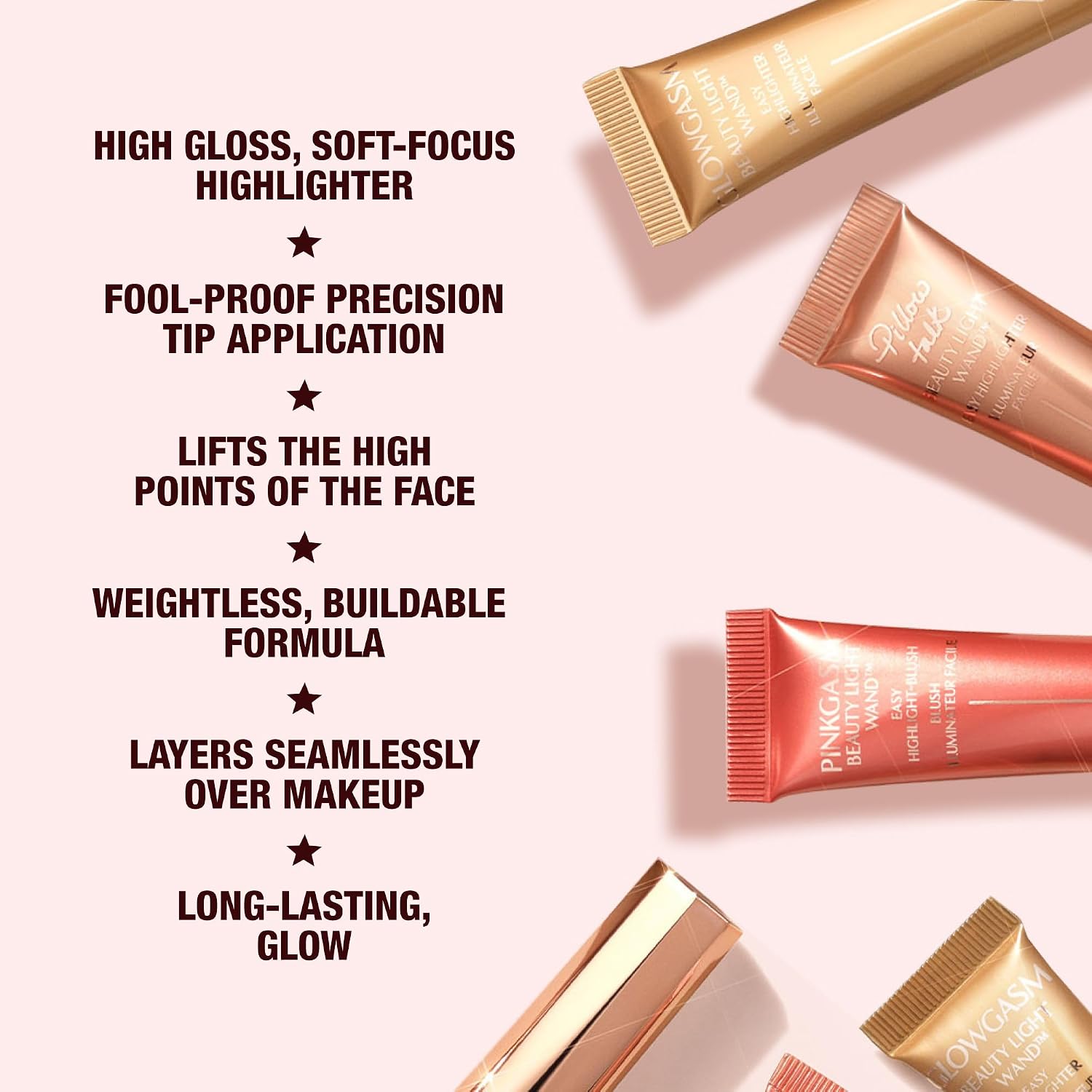 Charlotte Tilbury Beauty Light Wand Liquid Highlighter Makeup - Soft-Focus Highlighter & Blush for Cheeks - Pearlescent, Weightless Radiant Finish - Image 3