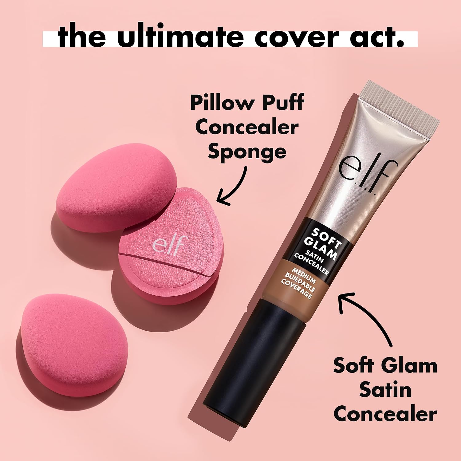 e.l.f. Pillow Puff Concealer Sponge, Beauty Blender For Streak-Free, Even, Makeup Application With Airbrushed Finish, Latex-Free, Vegan & Cruelty-Free - Image 5