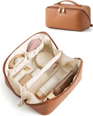 BAGSMART Makeup Bag Travel Cosmetic...