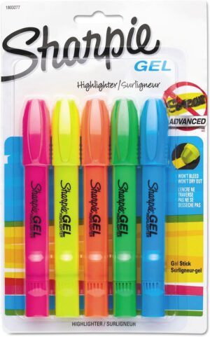 Sharpie Gel Highlighters, Assorted ...