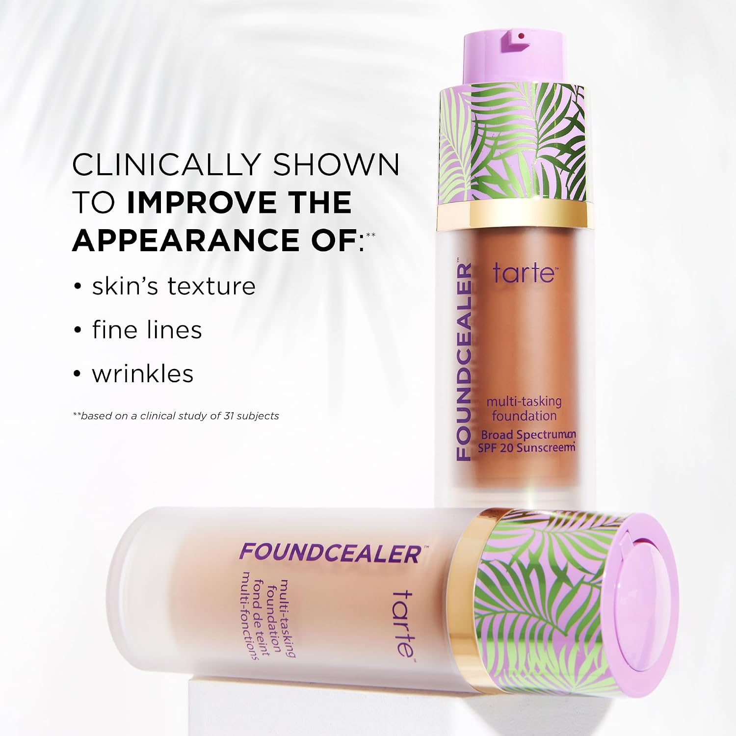 tarte Babassu Foundcealer Dewy Foundation Broad Spectrum SPF 20 Sunscreen – Foundation & Concealer in 1 with SPF, Vegan Skincare Makeup with Radiant Buildable Medium Coverage, Cruelty Free - Image 6