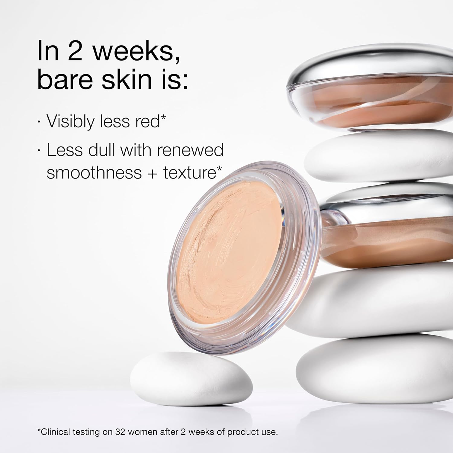 Clinique Daily Calm Makeup Balm Sheer Foundation for Sensitive Skin and Redness with Hyaluronic Acid | Buildable Coverage, 1 Fl Oz - Image 7