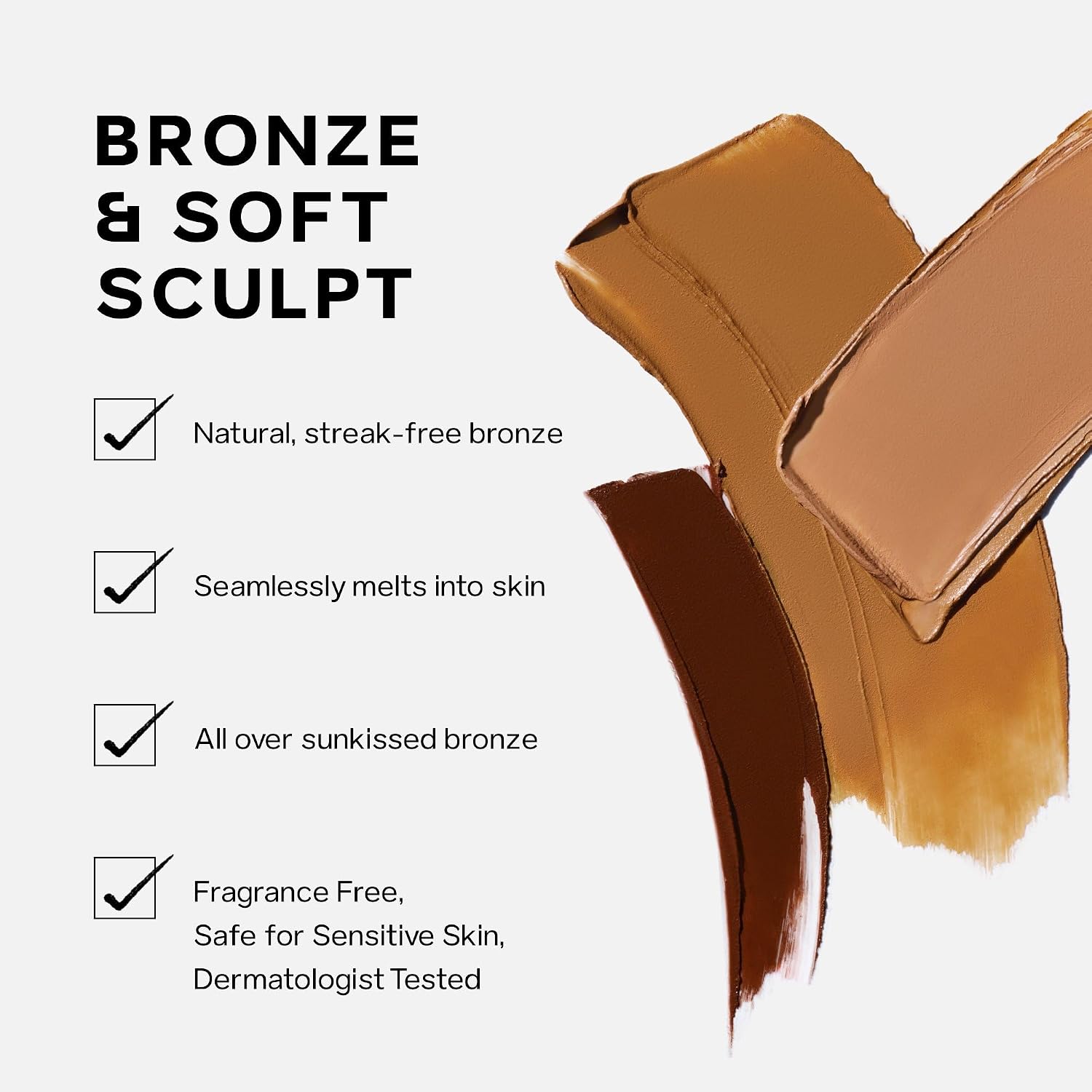 Saie Sun Melt Cream Bronzer - Buildable Balm Face Bronzer for Effortless Sculpting - Cream Contour Enriched with Vitamin C, Nourishing Skincare Ingredients & a Natural Finish - Tan Bronze (1 oz) - Image 3