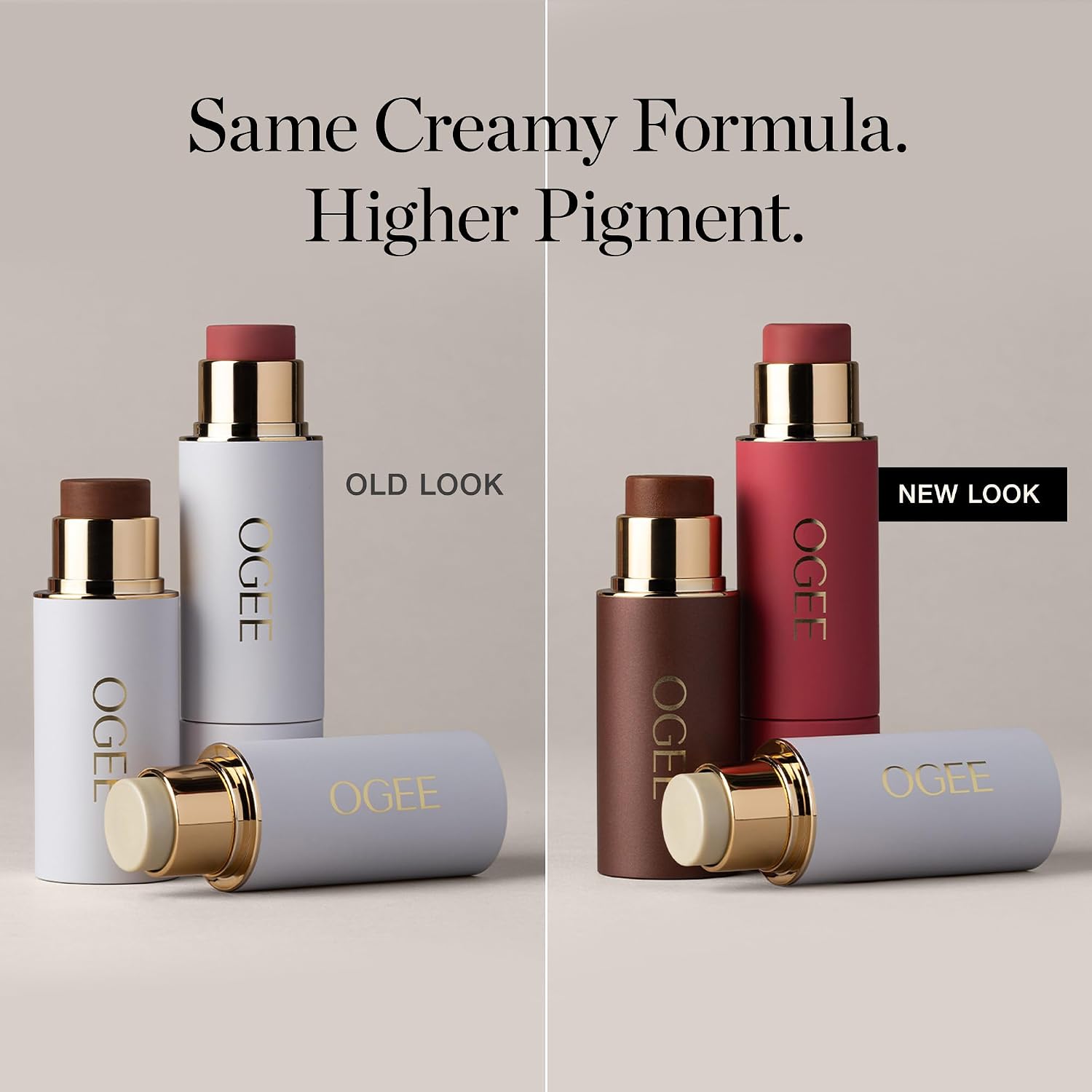 Ogee Face Stick Crystal Collection Trio - Contour Stick Makeup Collection - Certified Organic Contour Palette - Includes Bronzer Stick, Blush Stick & Highlighter Stick - Image 2