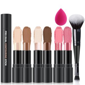 6 Colors Cream Contour Stick Makeup...