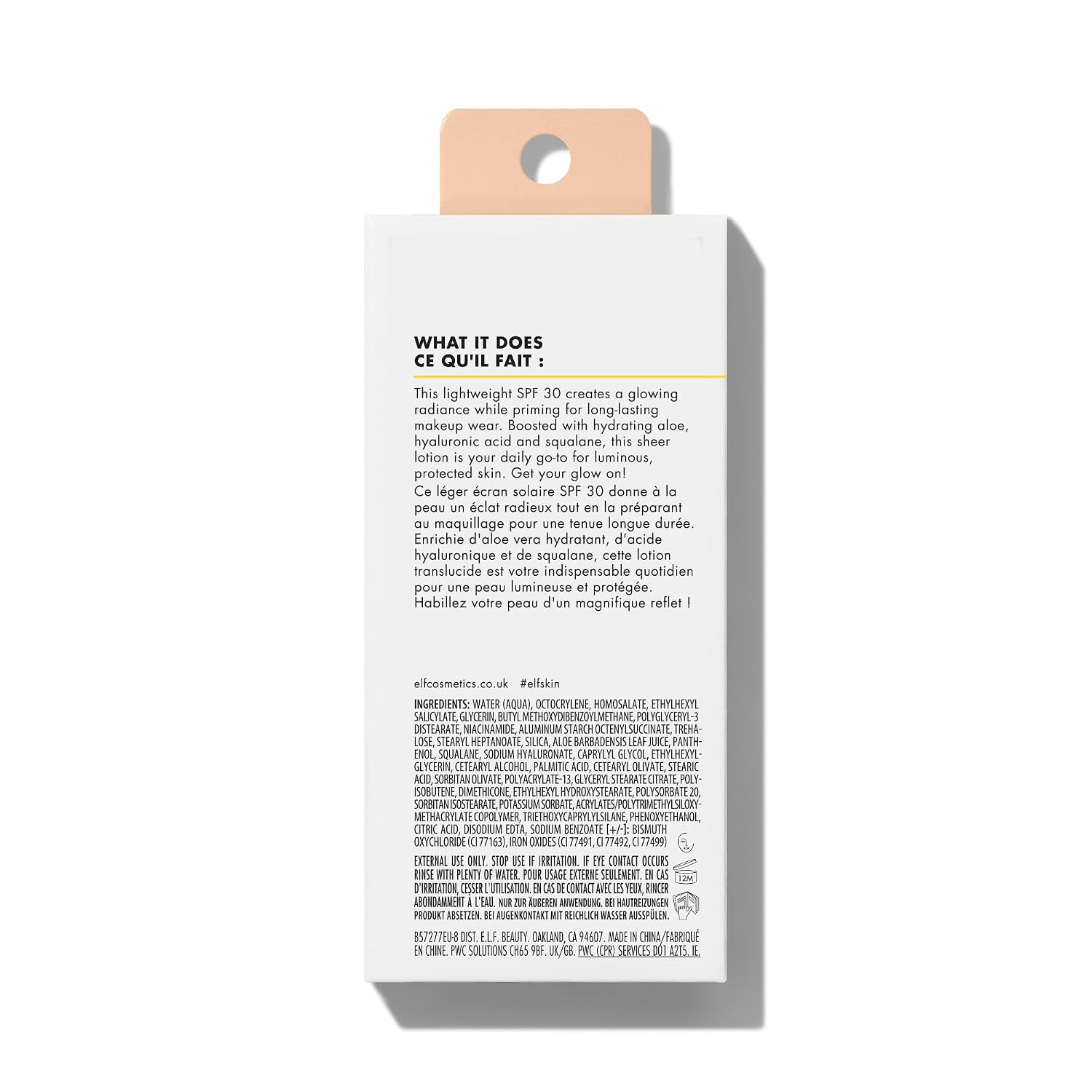 e.l.f. SKIN Suntouchable! Whoa Glow SPF 30, Lightweight Sunscreen & Makeup Primer For A Glowy Finish, Infused w/Hyaluronic Acid, Vegan & Cruelty-Free - Image 2
