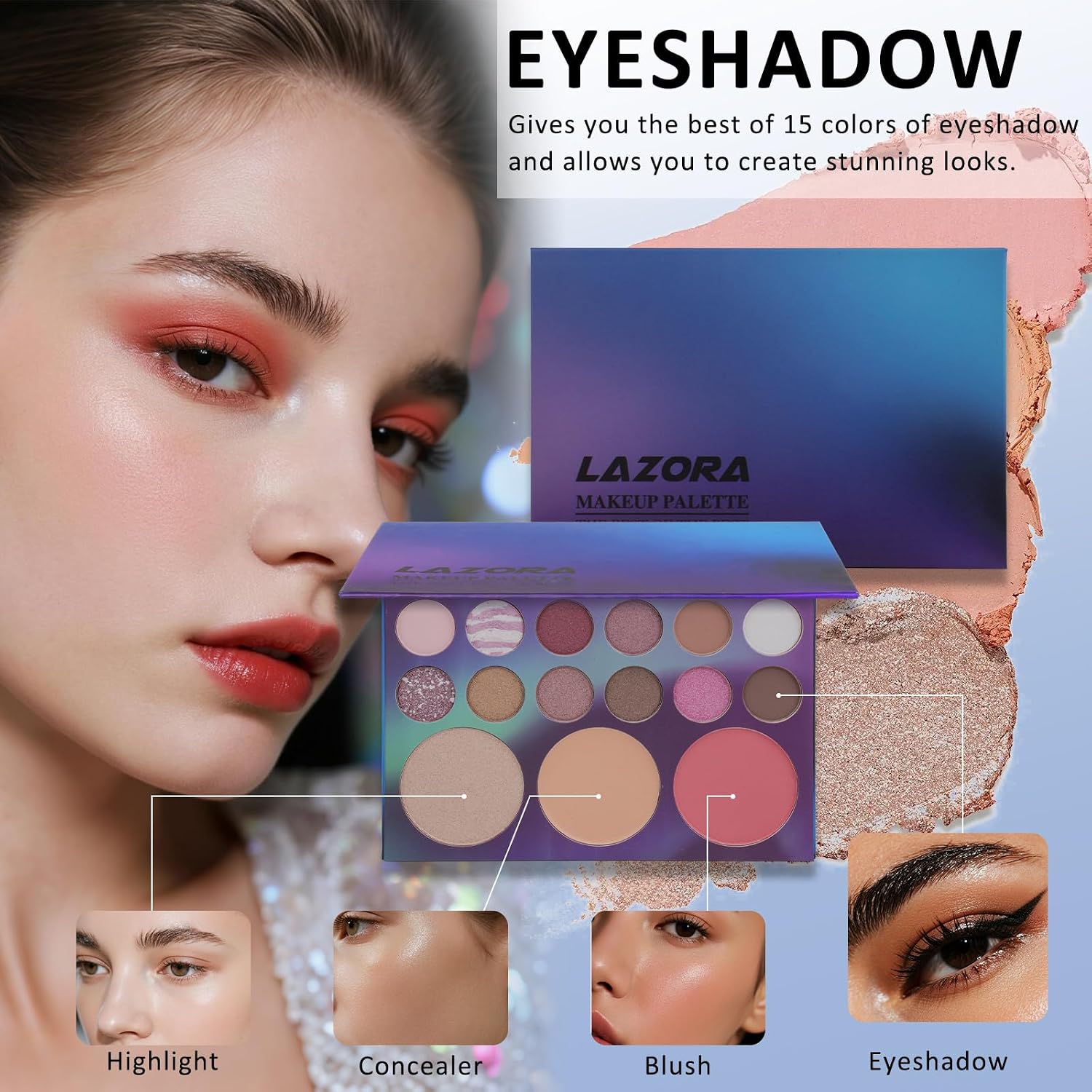 Makeup Kit Make Up Gift Set for Girls Makeup Set for Teenagers, Makeup Full Kit for Beginners & Professionals Travel Makeup Set for Teens & Adults - Image 3