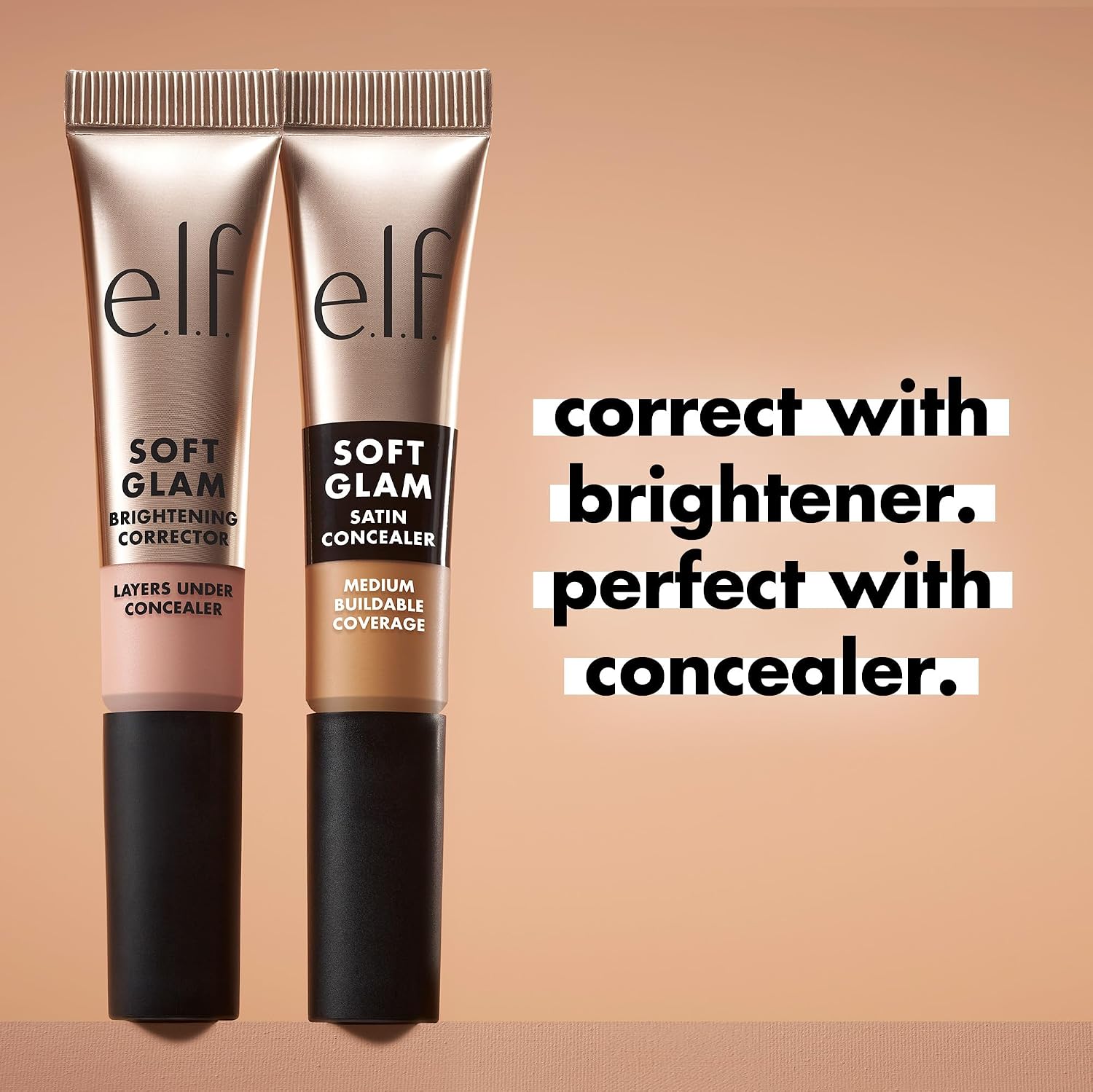 e.l.f. Soft Glam Brightening Corrector, Helps Minimize Dark Circles & Discoloration, Hydrating With A Natural Finish, Vegan & Cruelty-Free, Light Pink - Image 7