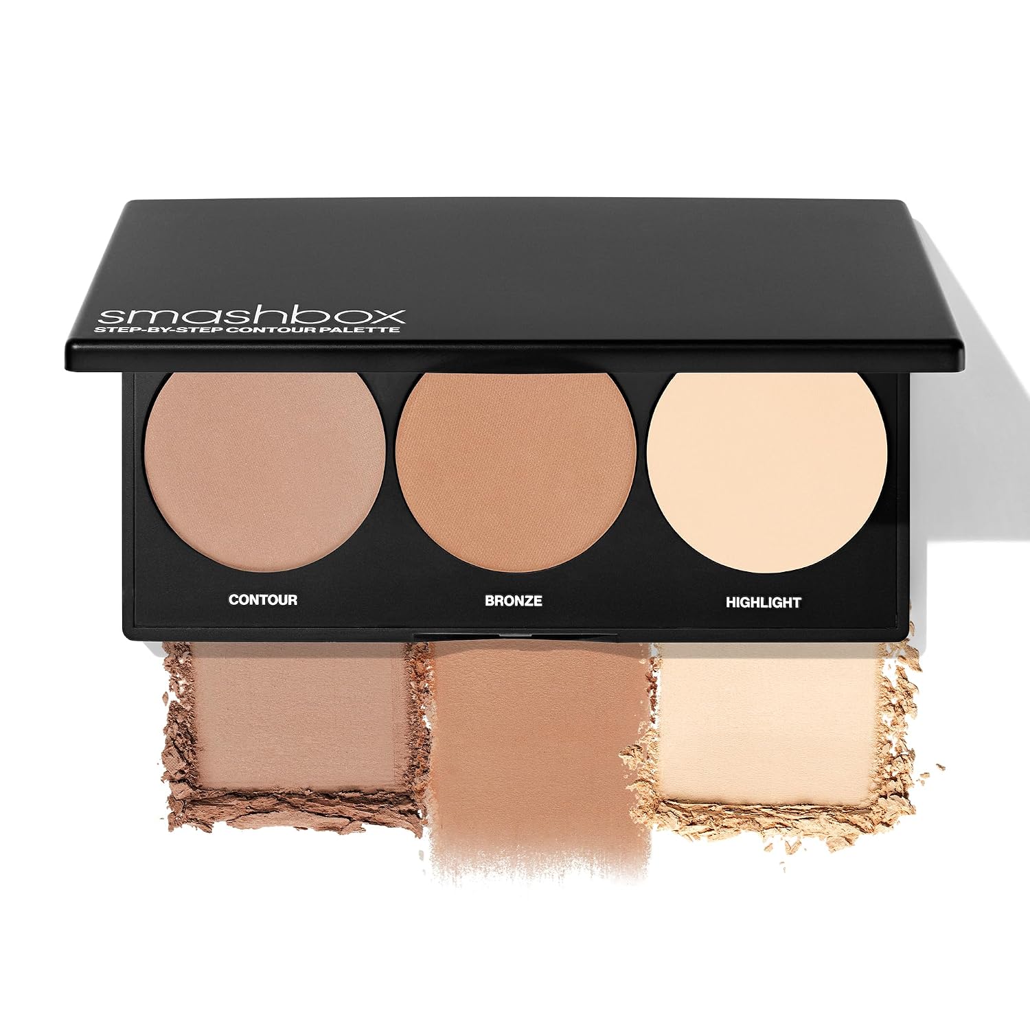 Smashbox Step-By-Step Contour Palette | Sculpt + Glow All-In-One Contour Kit with Blendable + Buildable Formulas
