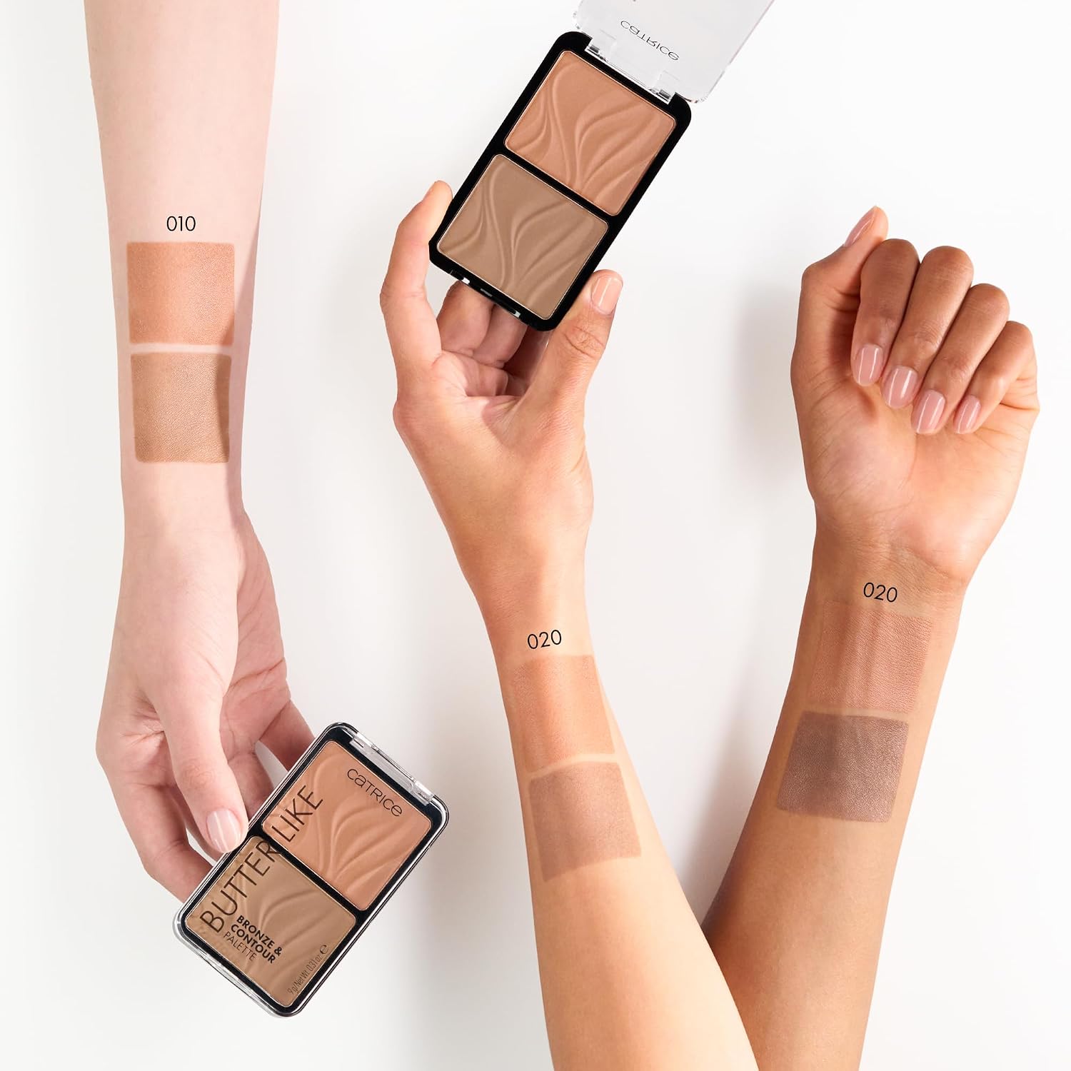 Catrice Butter Like Bronze & Contour Palette, 2-in-1 (010 Born To Shape) | Bronzer & Contour Duo, Buildable Natural Finish, Warm & Cool Pressed Powders, Vegan & Cruelty Free, Paraben Free, 0.31oz - Image 4