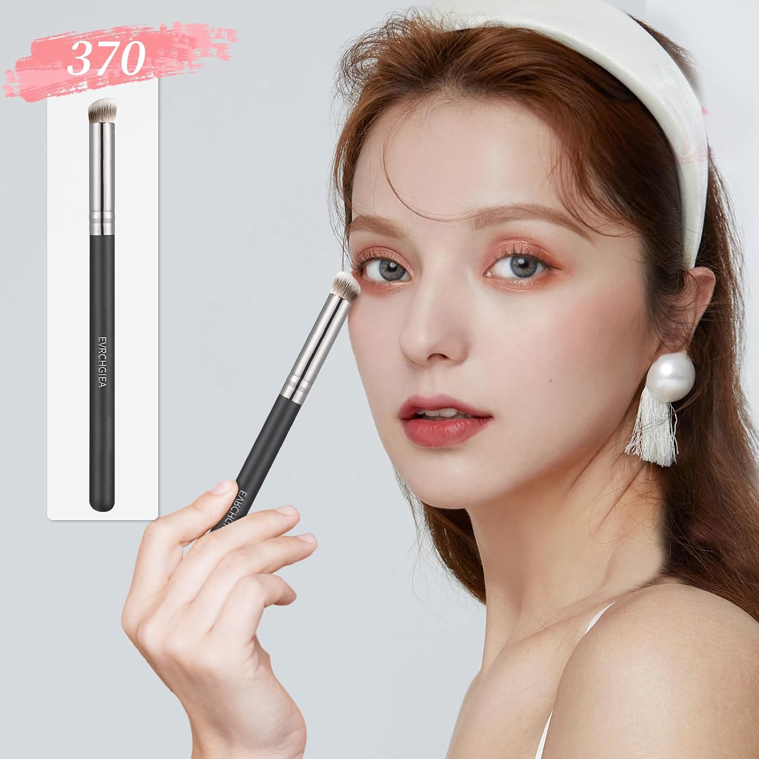 Angled Flat Foundation Concealer Contour Brush Set, 2PCS Dense Under Eye Nose Contour Kabuki Brush for Blending Setting Concealing Buffing with Liquid, Cream and Powder (170/270/ 370)… - Image 3