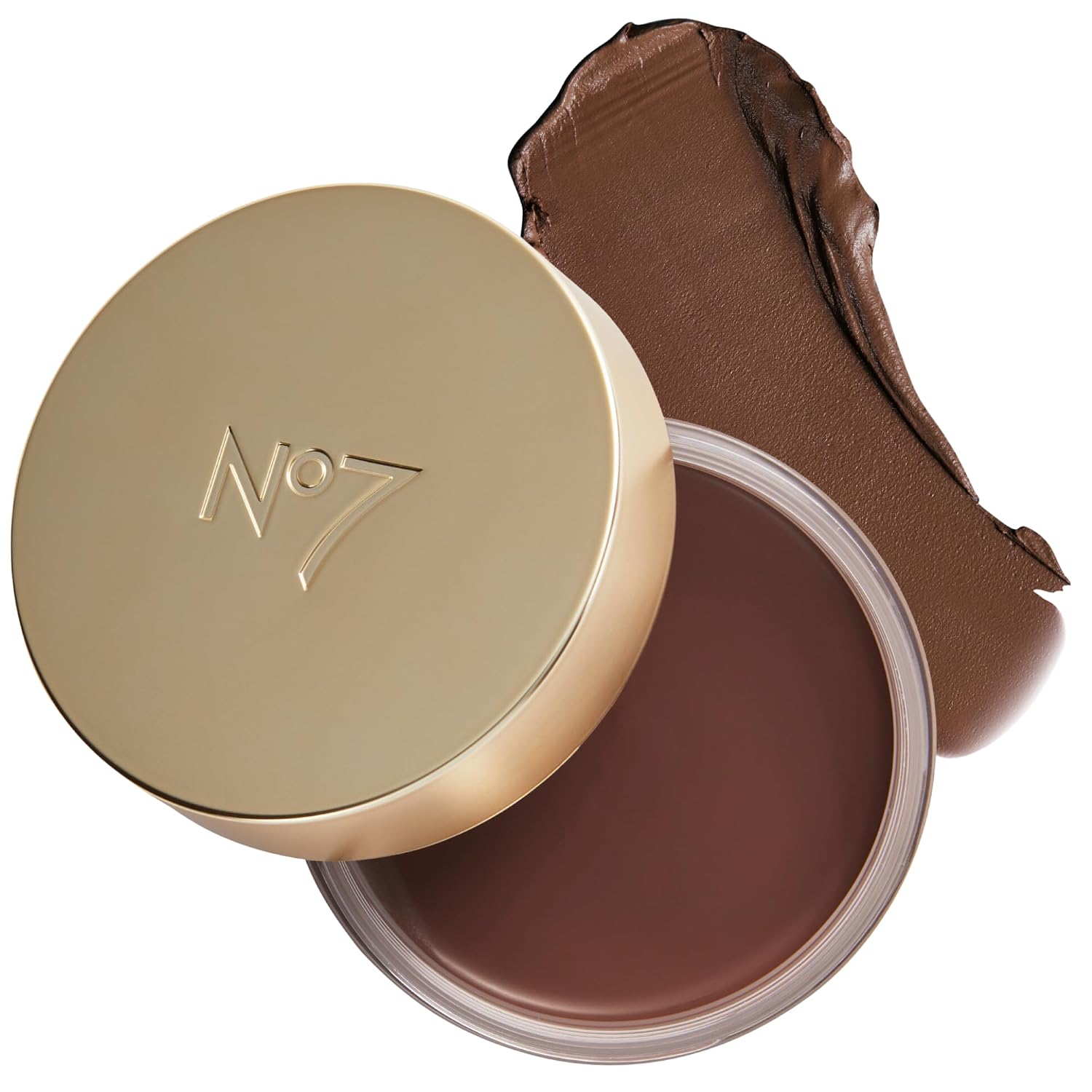 No7 Pro Artist Soft Glow Cream Bronzer, Deep, 1.26 Oz | Blendable, Lightweight Formula, Customizable Face Makeup, Natural Sun-Kissed Glow