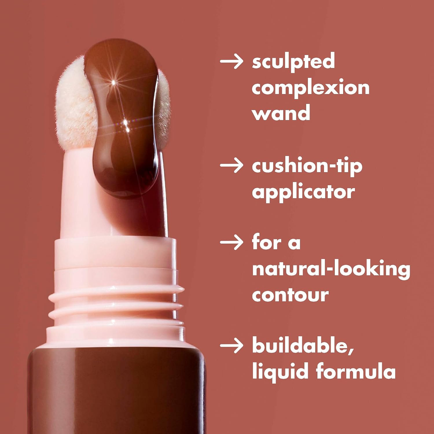 e.l.f. Halo Glow Contour Beauty Wand, Tan/Deep | Liquid Contour Wand For A Naturally Sculpted Look, Buildable Formula, Vegan & Cruelty-free - Image 4