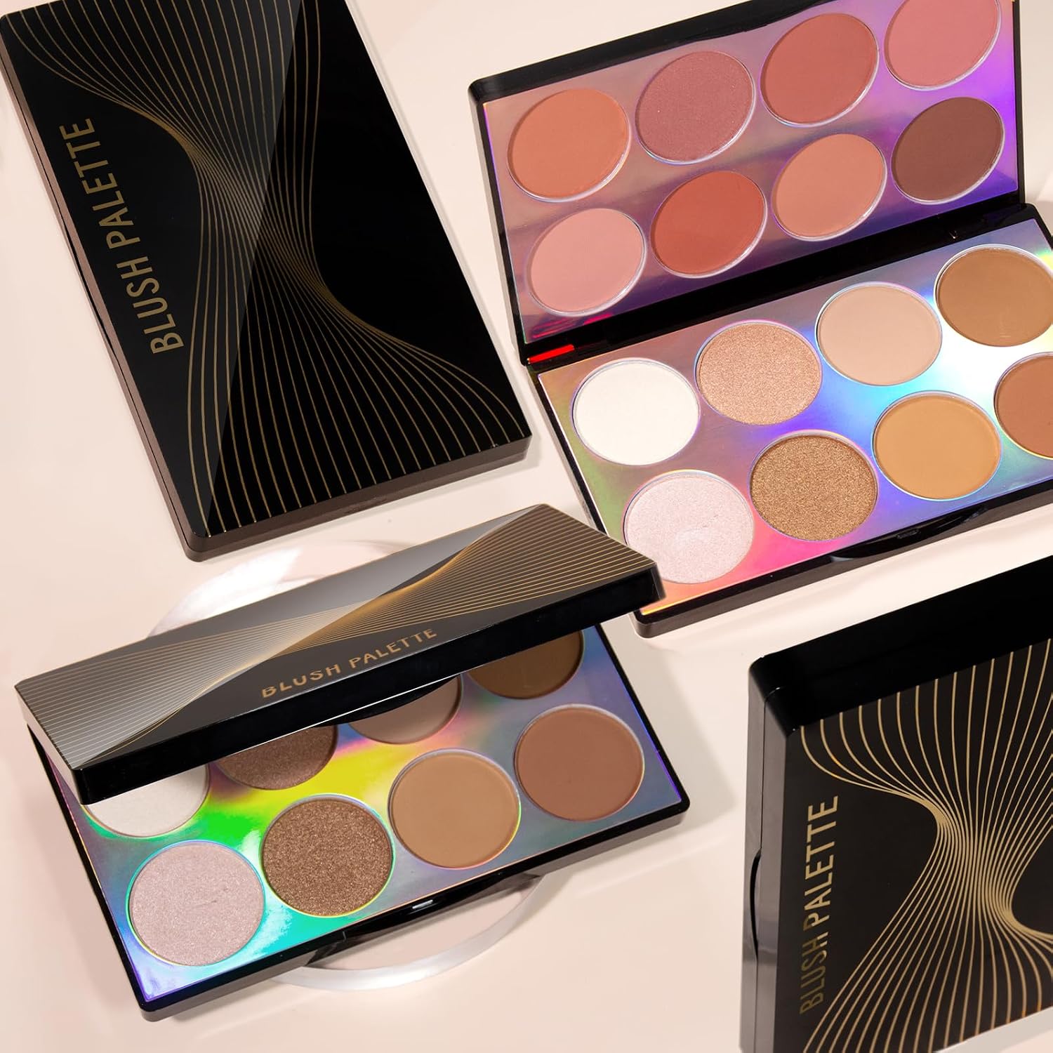 NewBang 16 Colors Blush Contour Highlighter Makeup Palette with Brush, Matte Mineral Face Blush Powder for Cheek, Bright Shimmer Illuminator Bronzer Professional Facial Beauty Makeup Blushes Set - Image 6