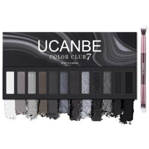 UCANBE Smokey Eyeshadow Palette, Da...