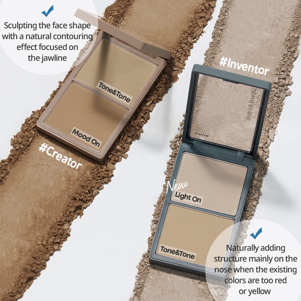 ETUDE Contour Powder - Re-illumination | Bronzer And Contour Palette To Effortlessly Define The Face Like A Selfie | Smooth, Velety Texture | Natural Look, brown, Korean Makeup, Perfect for Gift - Image 5
