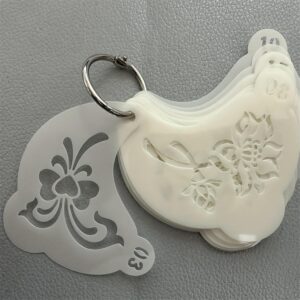 20 Reusable Body Paint Stencils for...