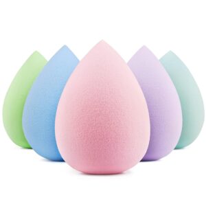 BEAKEY Makeup Sponge 5 Pack, Latex-...