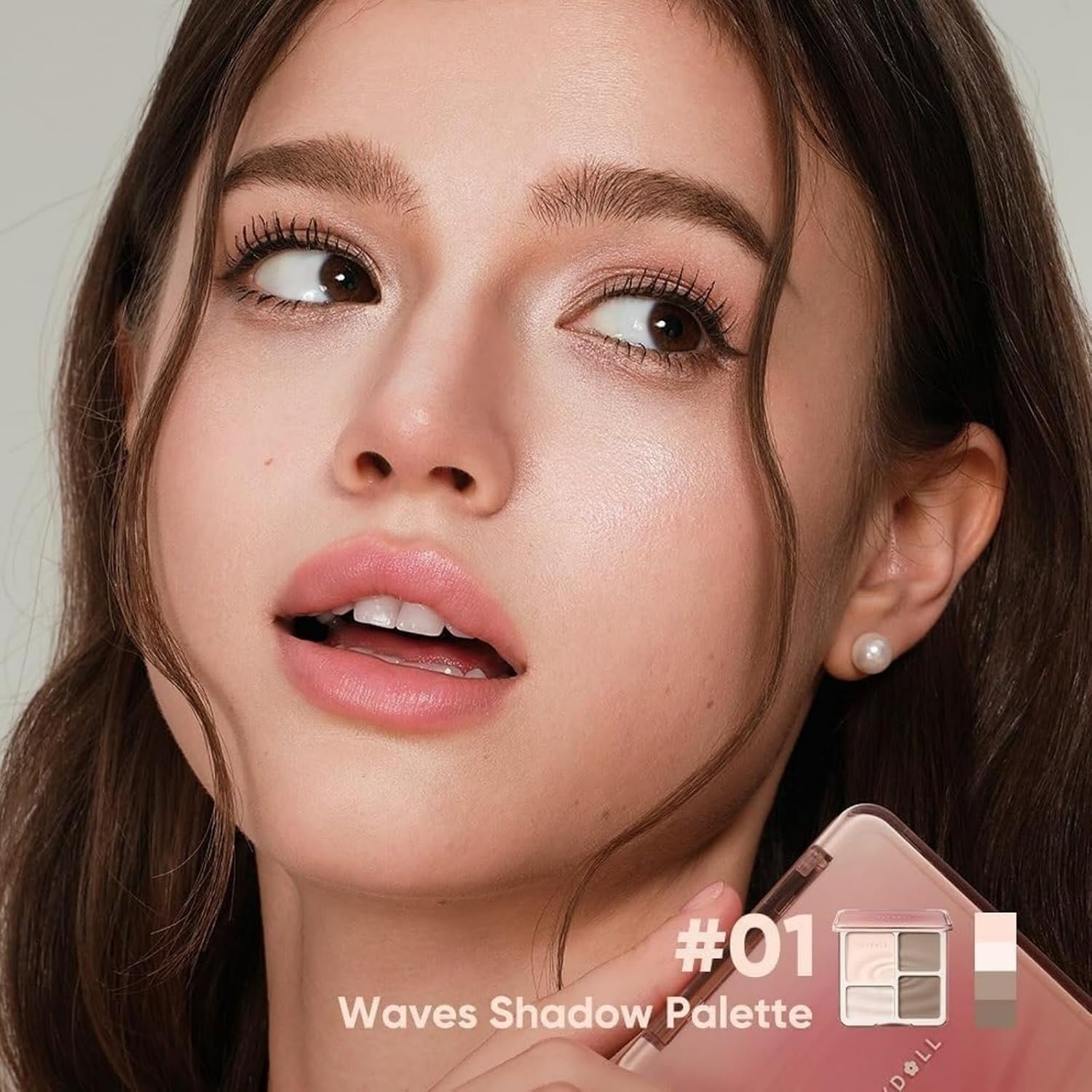 JUDYDOLL Contour Palette Highlighter Makeup Korean Makeup (01 Wave) | Multi-Use Highlight & Contour Makeup Palette, Travel Size Cool Toned Contour, Long Lasting Bronzer, Natural Matte Highlighter - Image 2