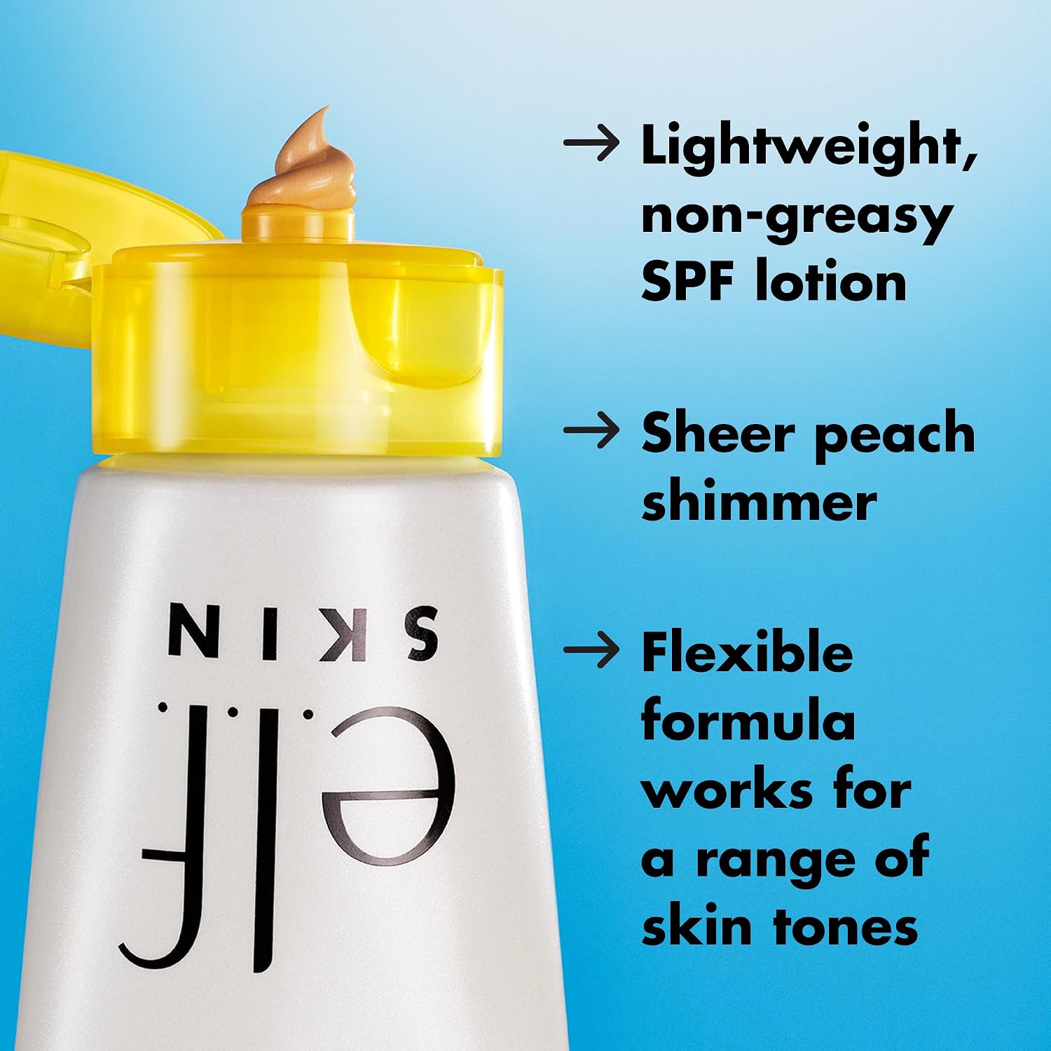 e.l.f. SKIN Suntouchable Whoa Glow SPF 30, Sunlight | Face Sunscreen & Makeup Primer with Hyaluronic Acid, Vegan & Cruelty-Free - Image 4