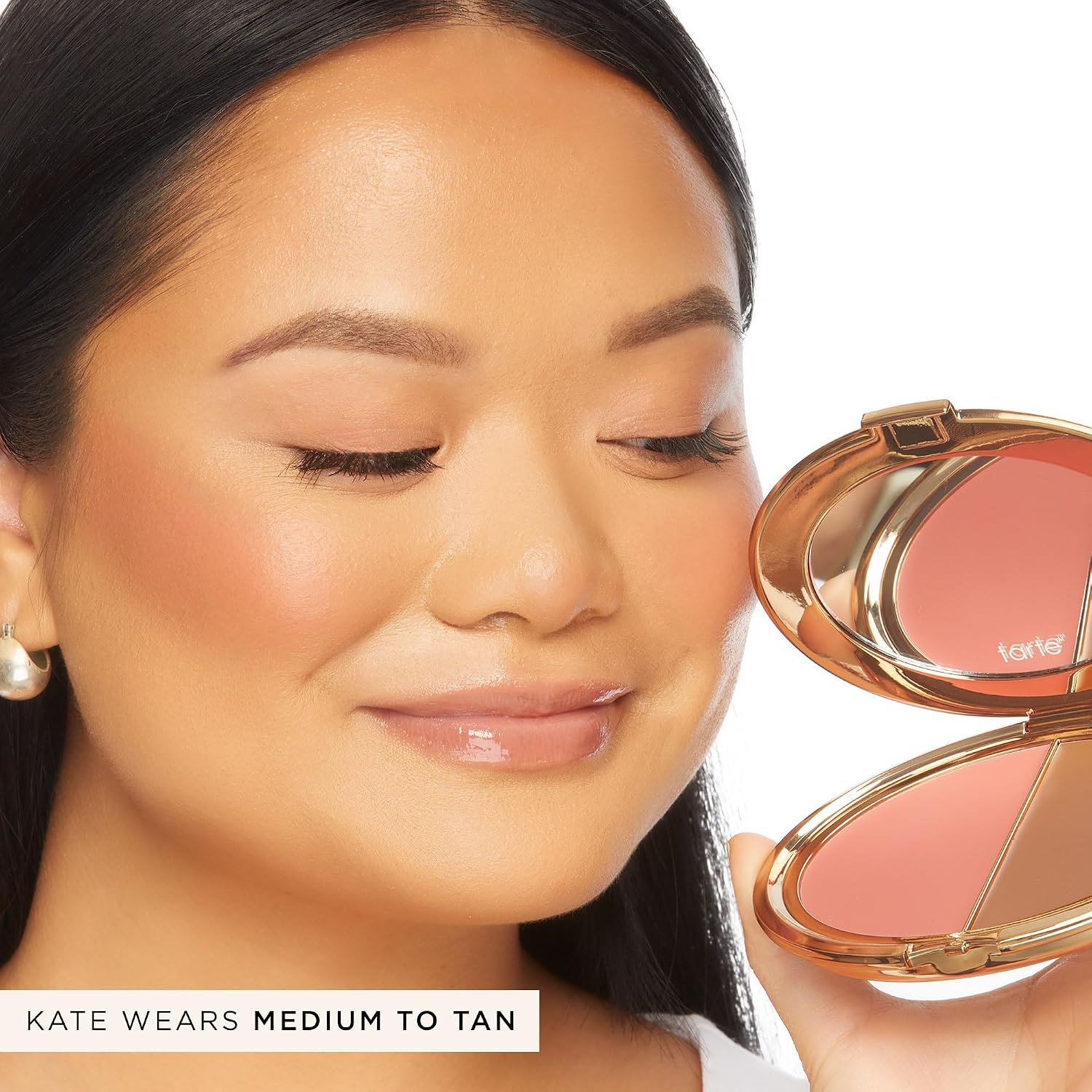 tarte Park Ave Princess Cream Cheek Duo – Blush & Bronzer Duo with Buildable Waterproof Cheek Tint Infused with Coconut, Vitamin E & Guava Seed, Vegan & Cruelty Free - Image 4