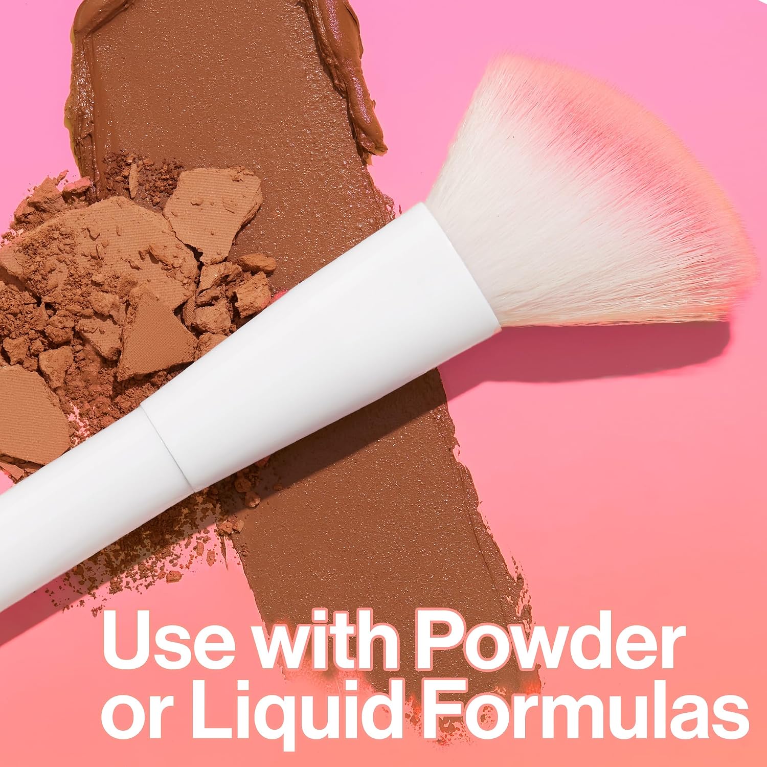 wet n wild Contour Brush, Sculpt, Highlight, & Blend, Luxurious Plush Fibers, Ergonomic Handle for Comfortable Precision Control , Cruelty-Free & Vegan - Image 2