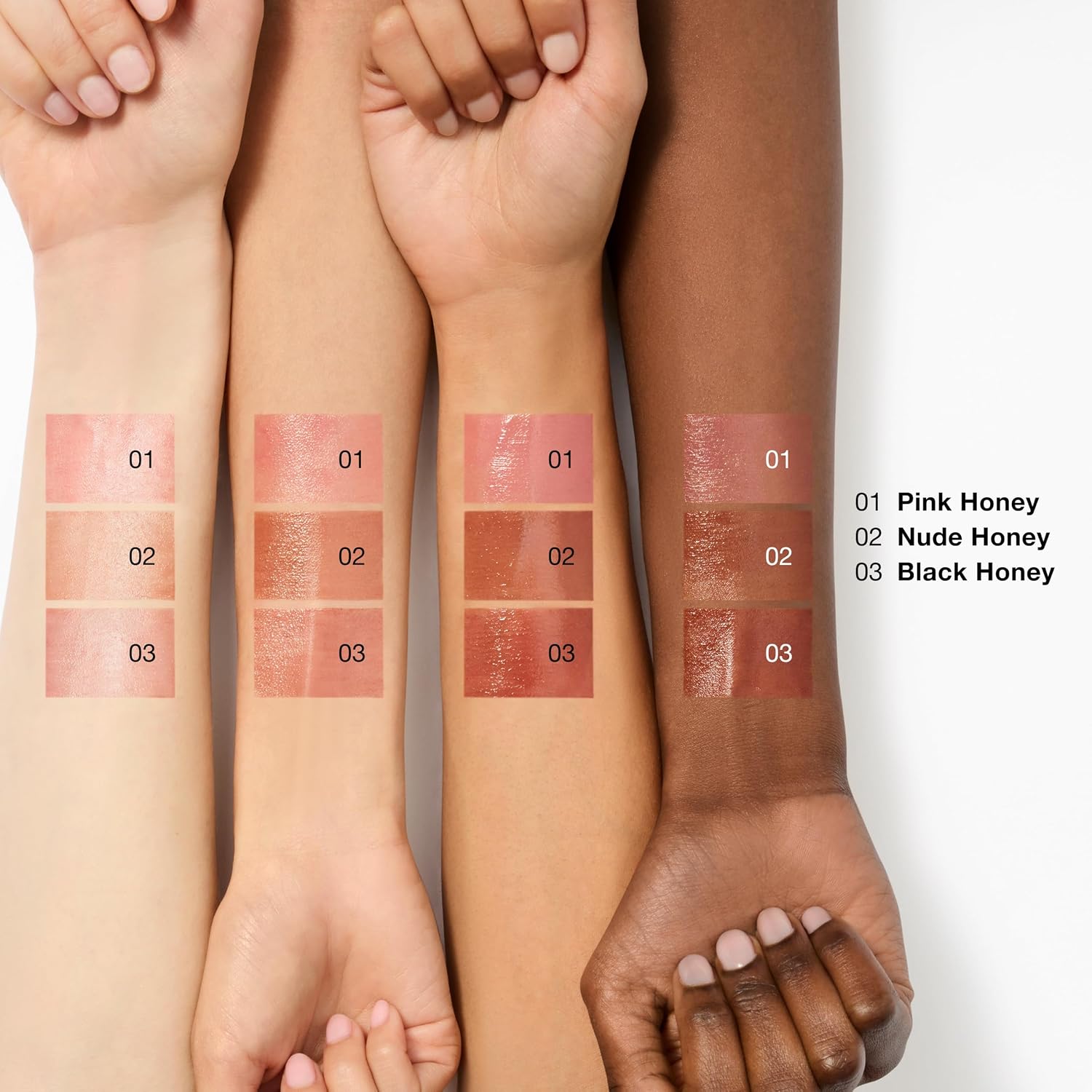 Clinique Almost Lipstick Tinted Lip Balm in 3 Iconic Shades Black Honey, Pink, and Nude Honey | Sheer + Lightweight - Image 7