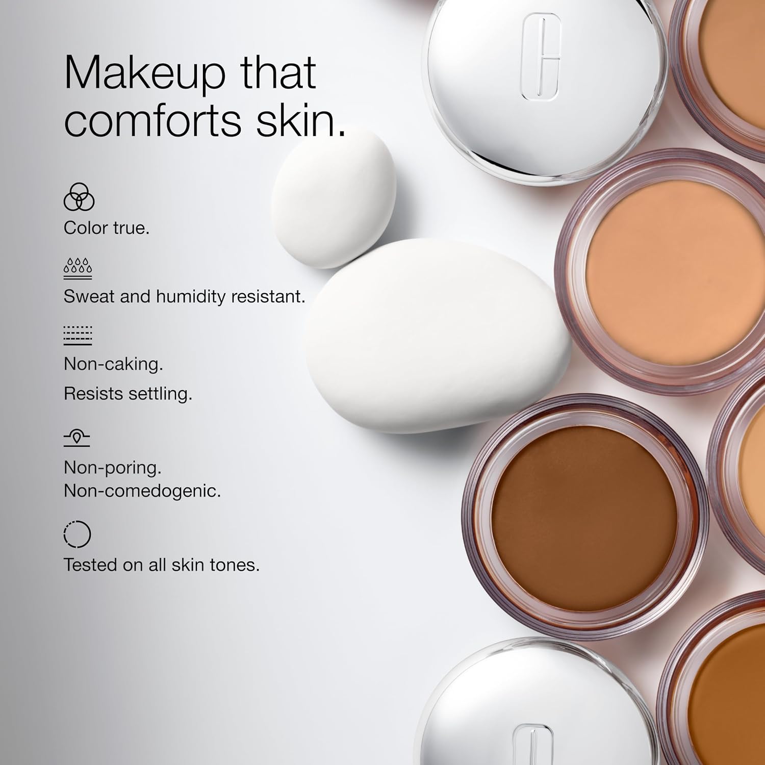 Clinique Daily Calm Makeup Balm Sheer Foundation for Sensitive Skin and Redness with Hyaluronic Acid | Buildable Coverage, 1 Fl Oz - Image 3