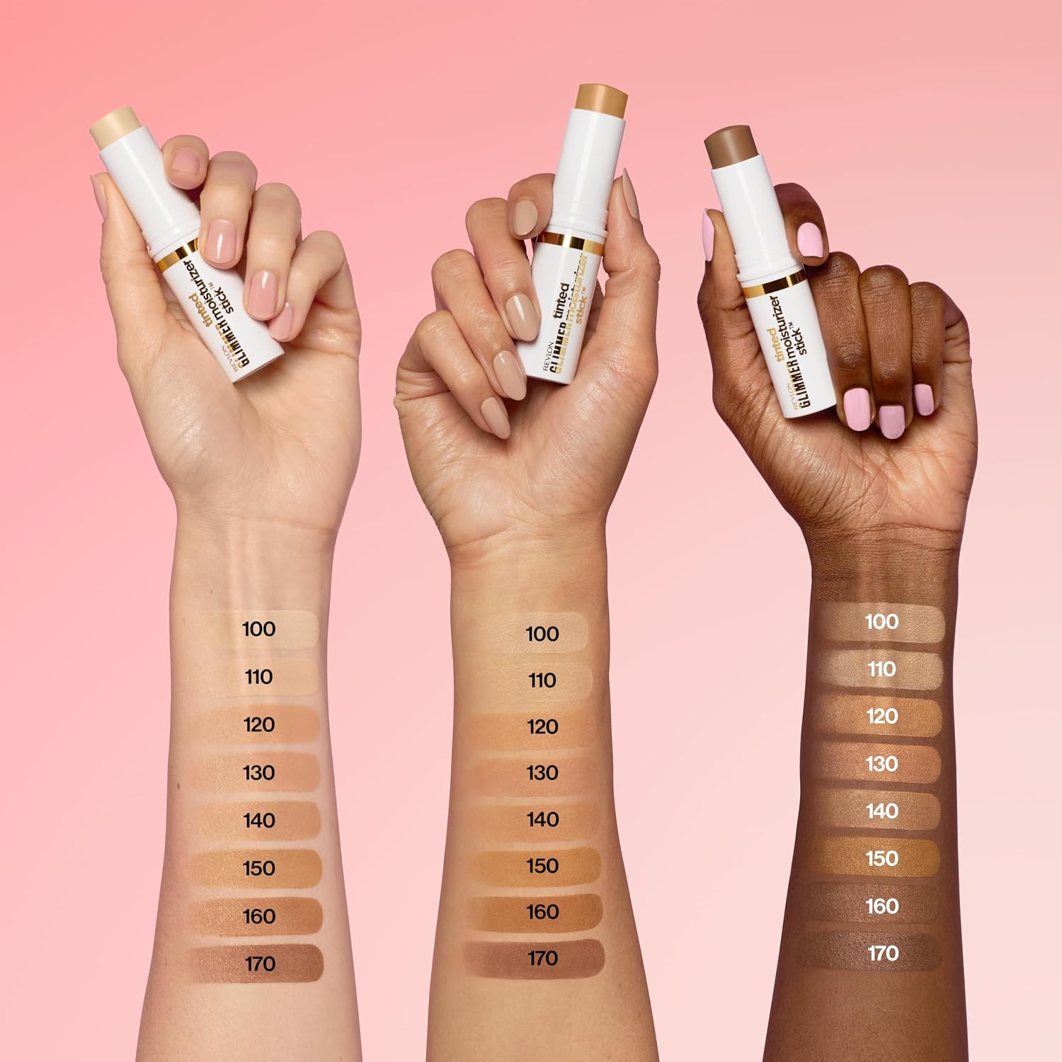 Revlon Glimmer Tinted Moisturizer Stick, 120 Light-Medium, 0.31 oz | Delivers buildable coverage, a glowy finish, and all-day hydration in one easy-to-use stick. Brightens complexion. - Image 9