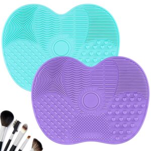 2 Pcs Silicone Make Up Brush Cleani...