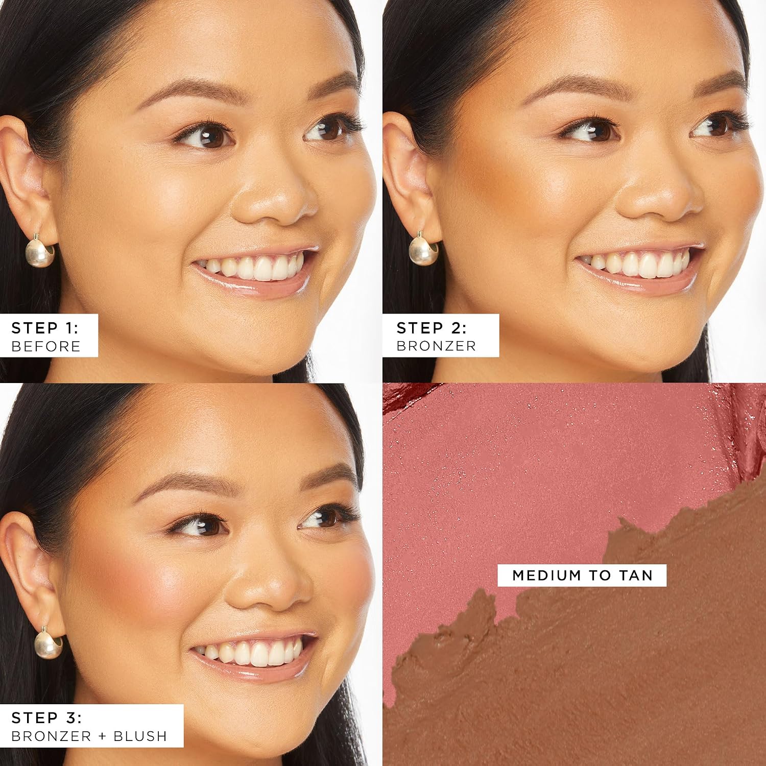 tarte Park Ave Princess Cream Cheek Duo – Blush & Bronzer Duo with Buildable Waterproof Cheek Tint Infused with Coconut, Vitamin E & Guava Seed, Vegan & Cruelty Free - Image 2