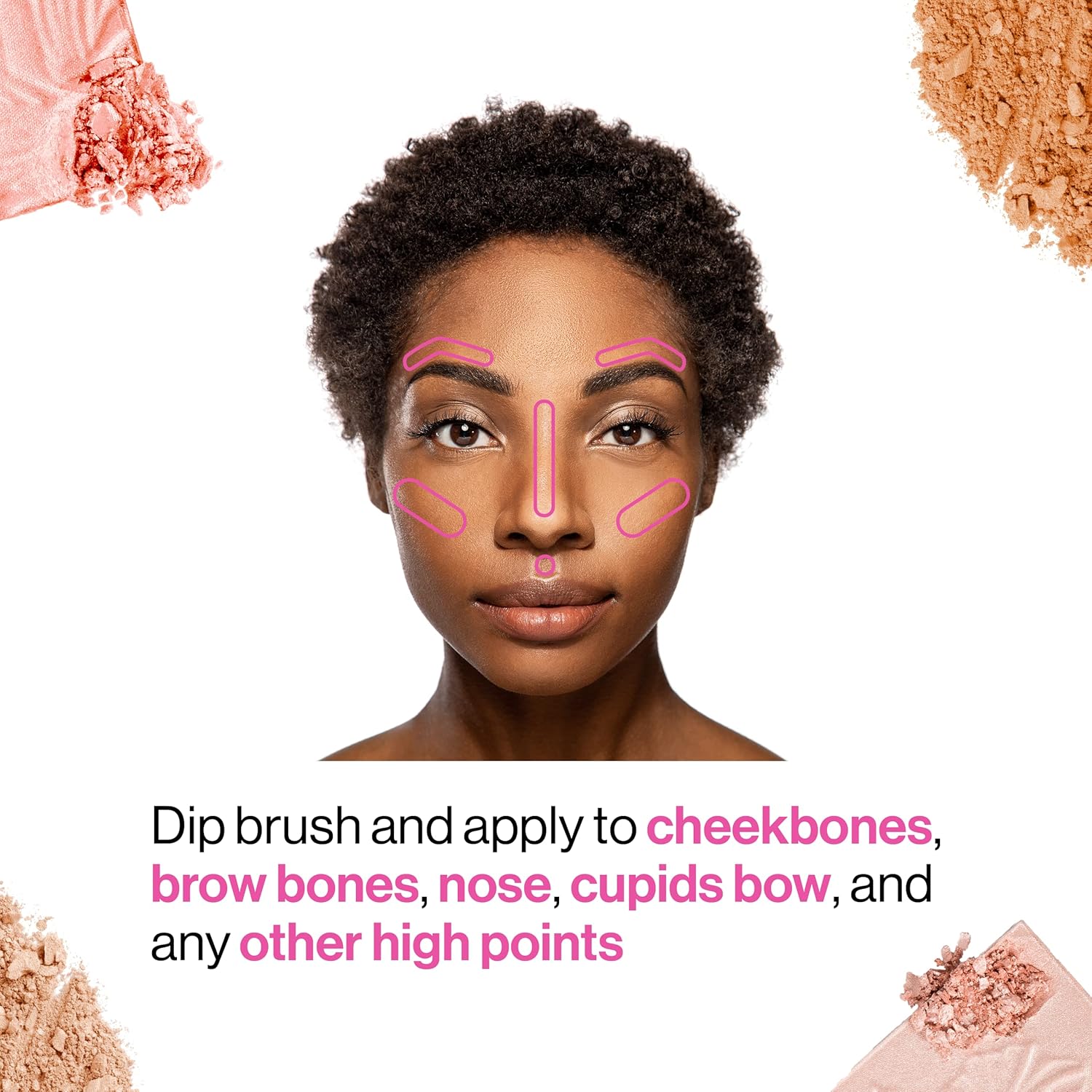 wet n wild MegaGlo Highlighting Powder, Highlighter Makeup, Shimmer Glow, Pink Rose Gold Blossom Glow - Image 9