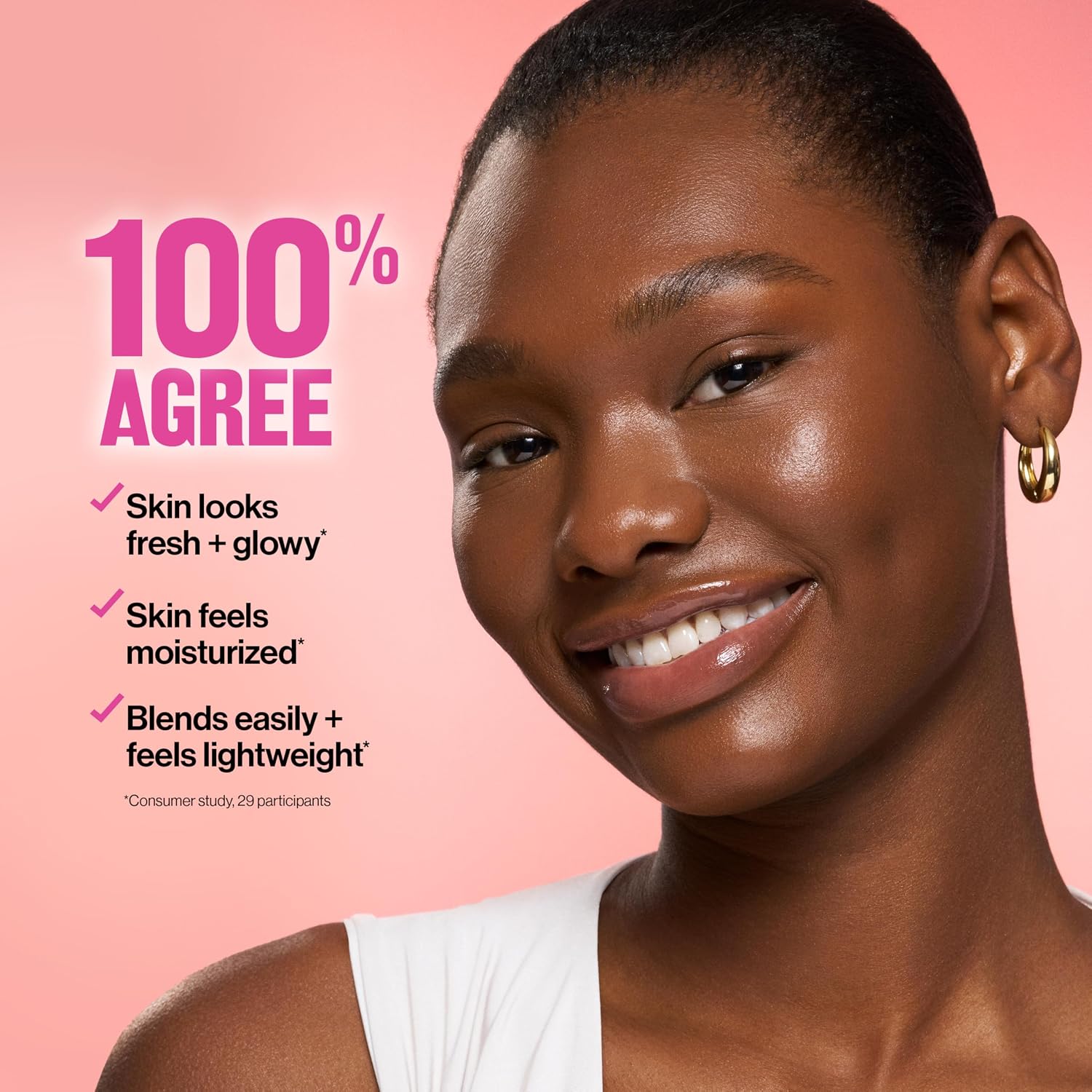 Revlon Glimmer Tinted Moisturizer Stick, 120 Light-Medium, 0.31 oz | Delivers buildable coverage, a glowy finish, and all-day hydration in one easy-to-use stick. Brightens complexion. - Image 7